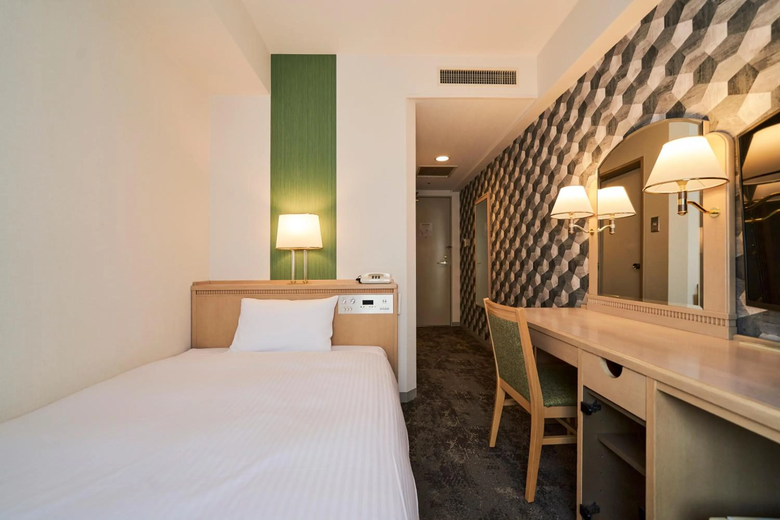 Bed in Hotel Global View Hachinohe Annex