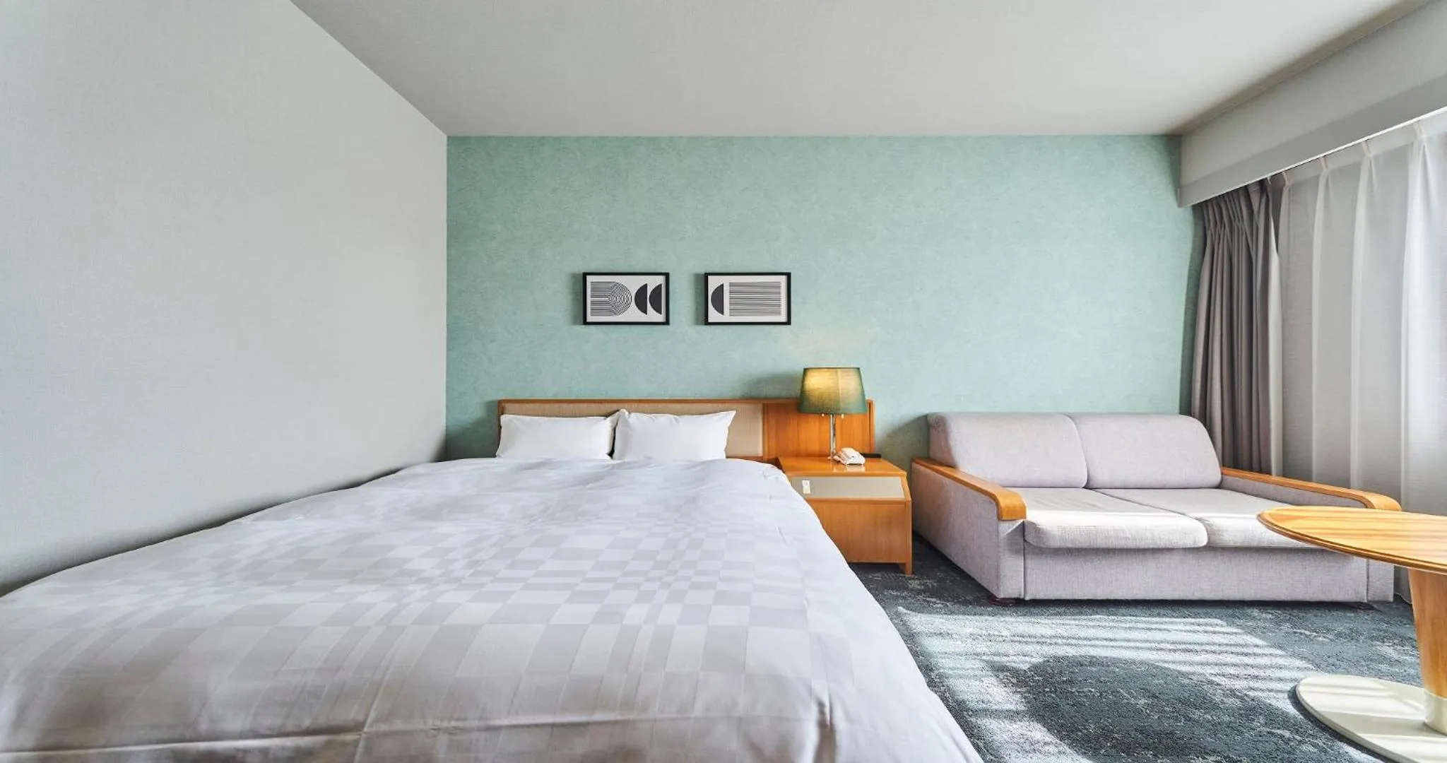 Bed in Hotel Grand Ciel Hanamaki