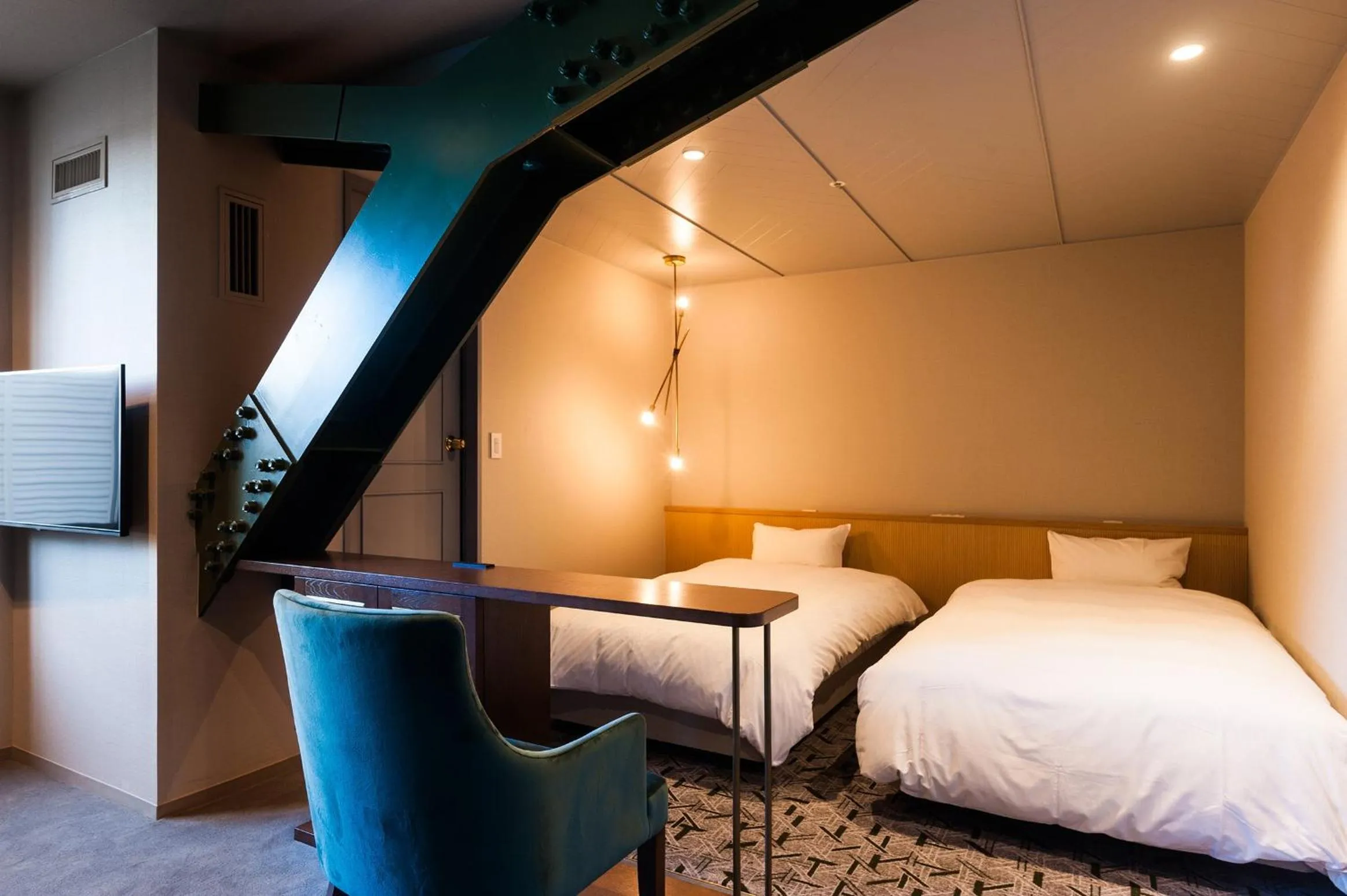 Bed in Mito Sannomaru Hotel