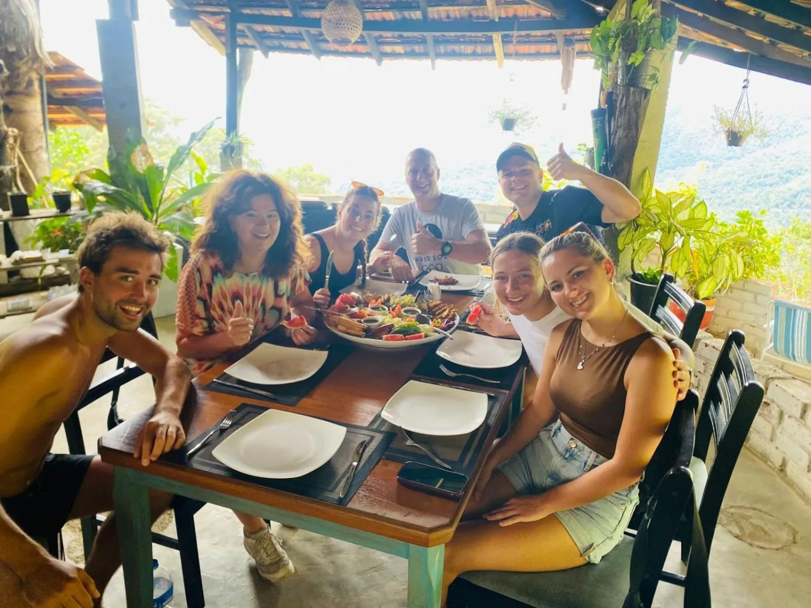 group of guests in Awesome Place