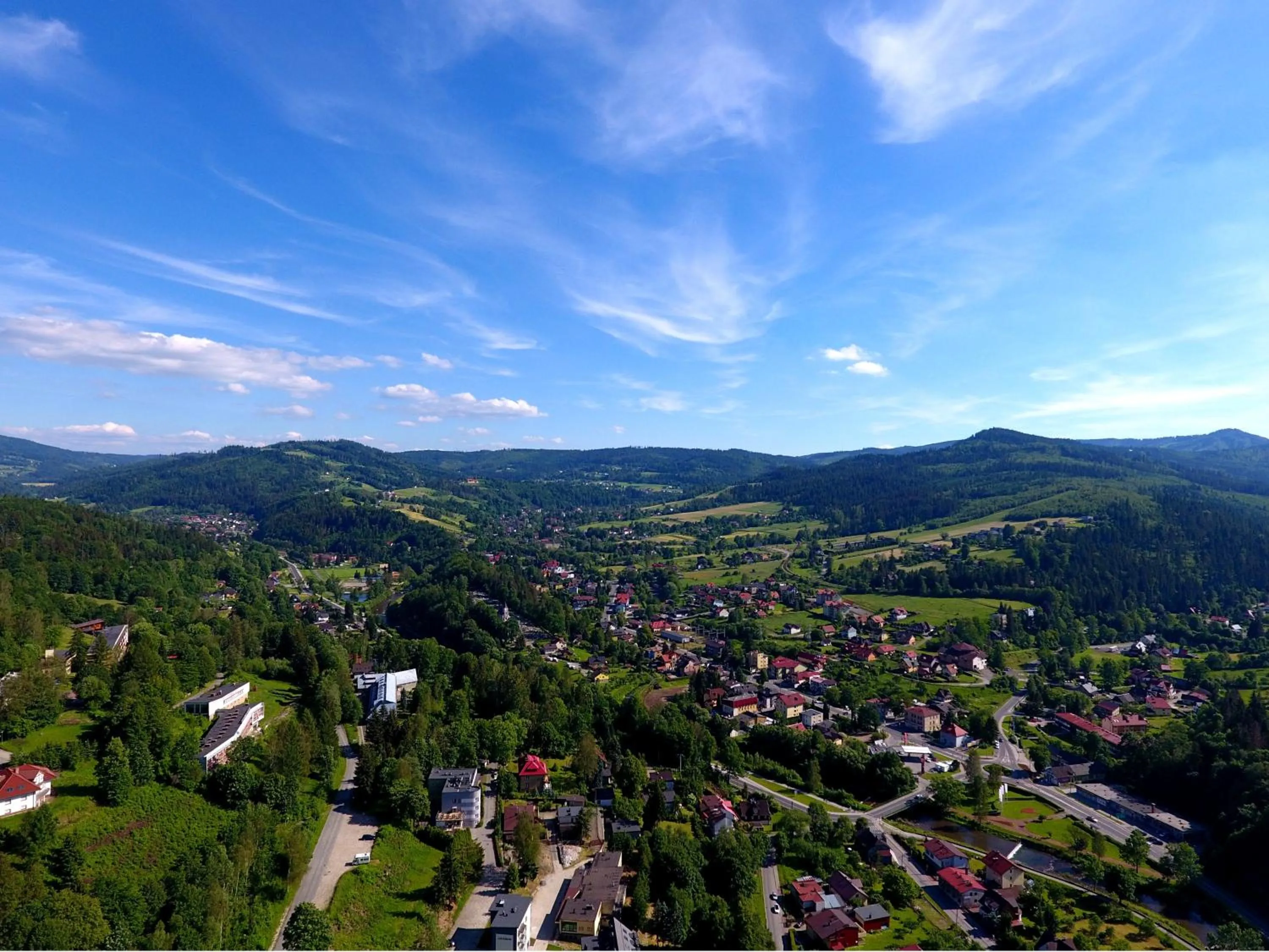 Bird's eye view in Hotel Pod Jedlami