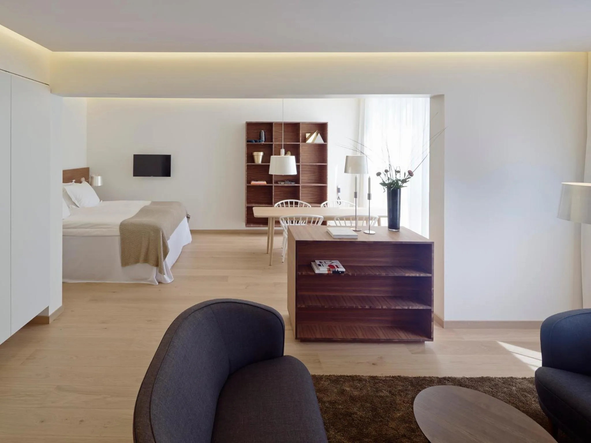 Photo of the whole room, Bed in PM & Vänner Hotel