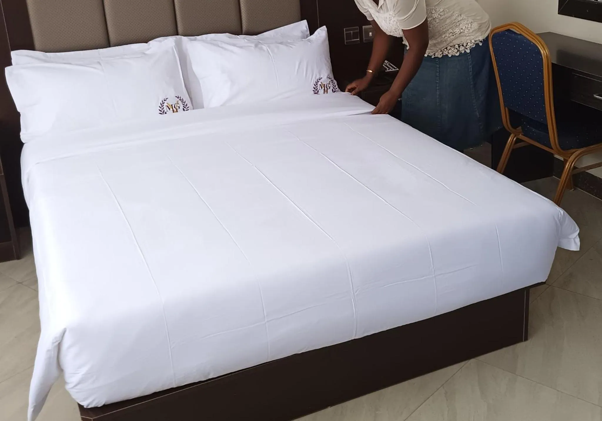 Bedroom in Mbale Courts View Hotel