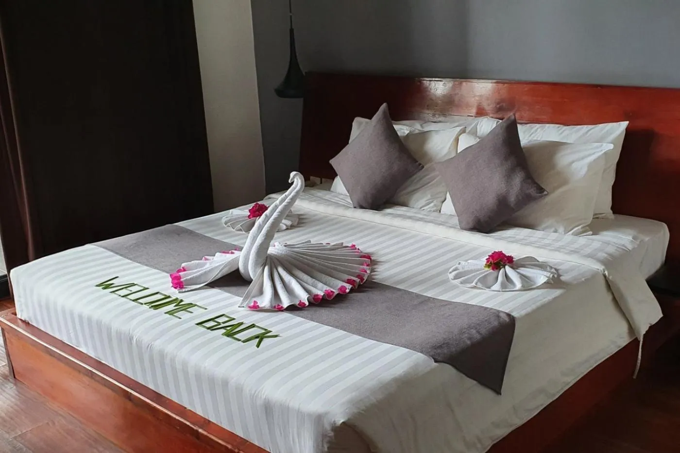 Bed in Siem Reap Tevi Residence