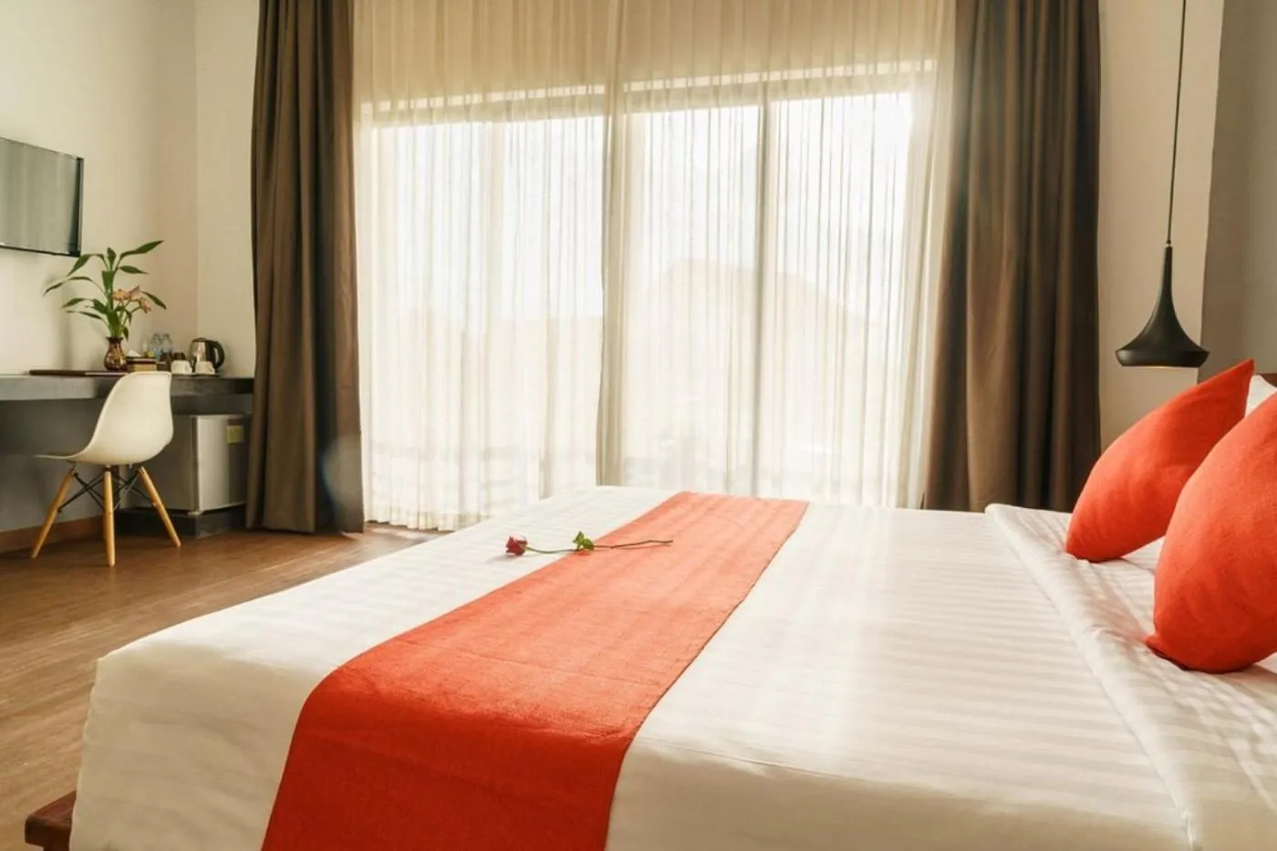 Bed in Siem Reap Tevi Residence