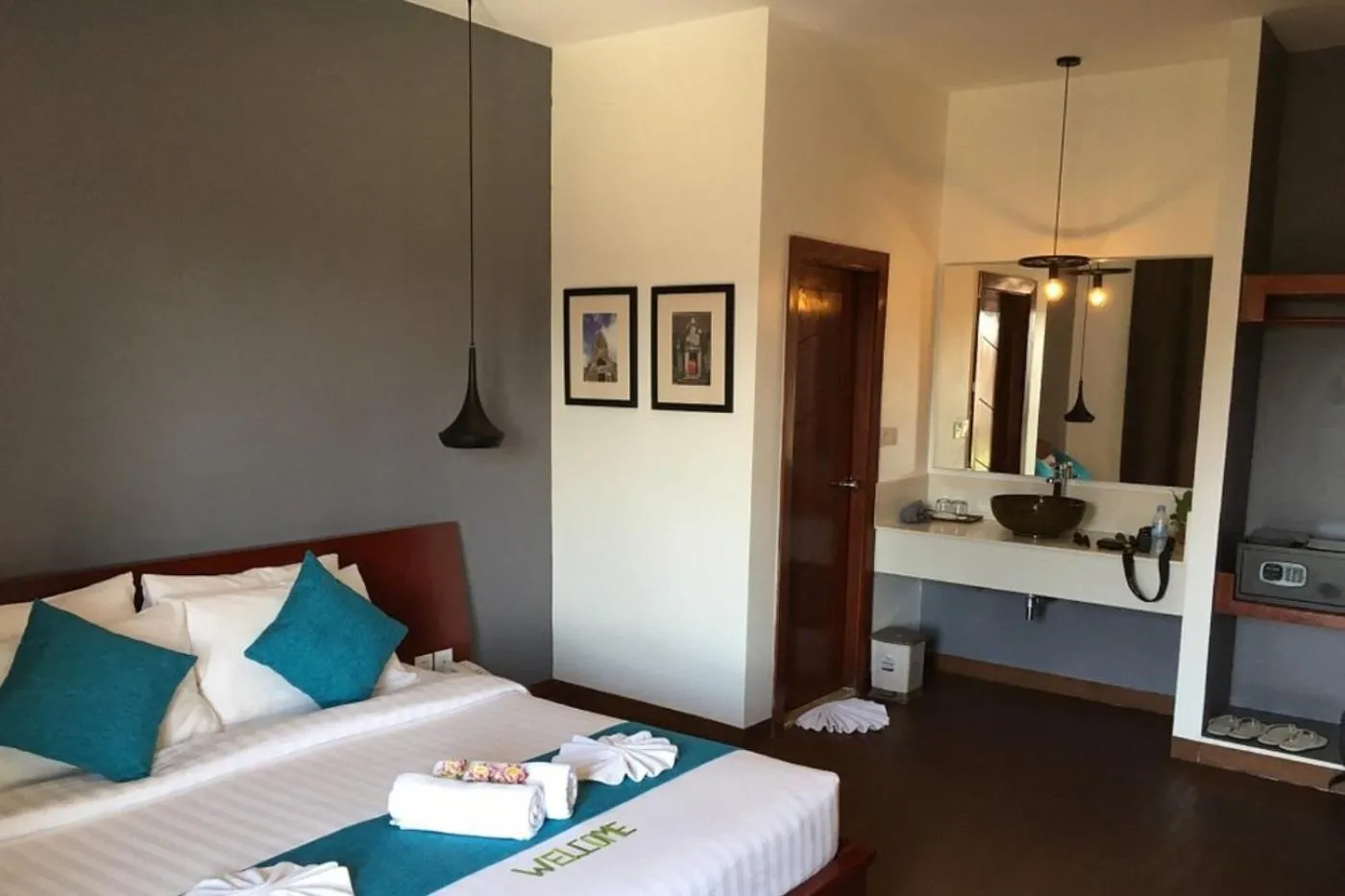 Bed in Siem Reap Tevi Residence