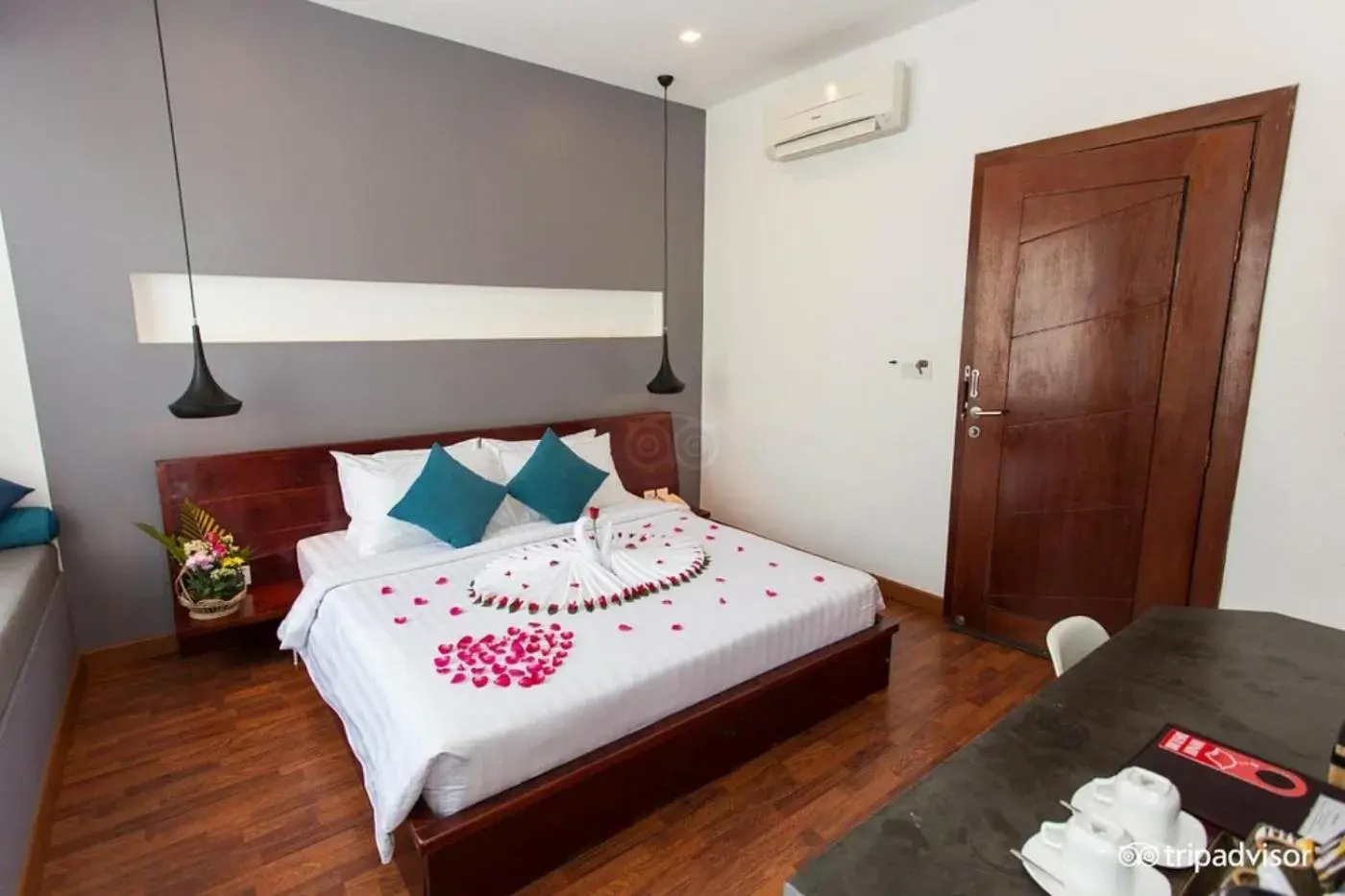 Double Room with Pool View in Siem Reap Tevi Residence Double Room with Pool View in Siem Reap Tevi Residence