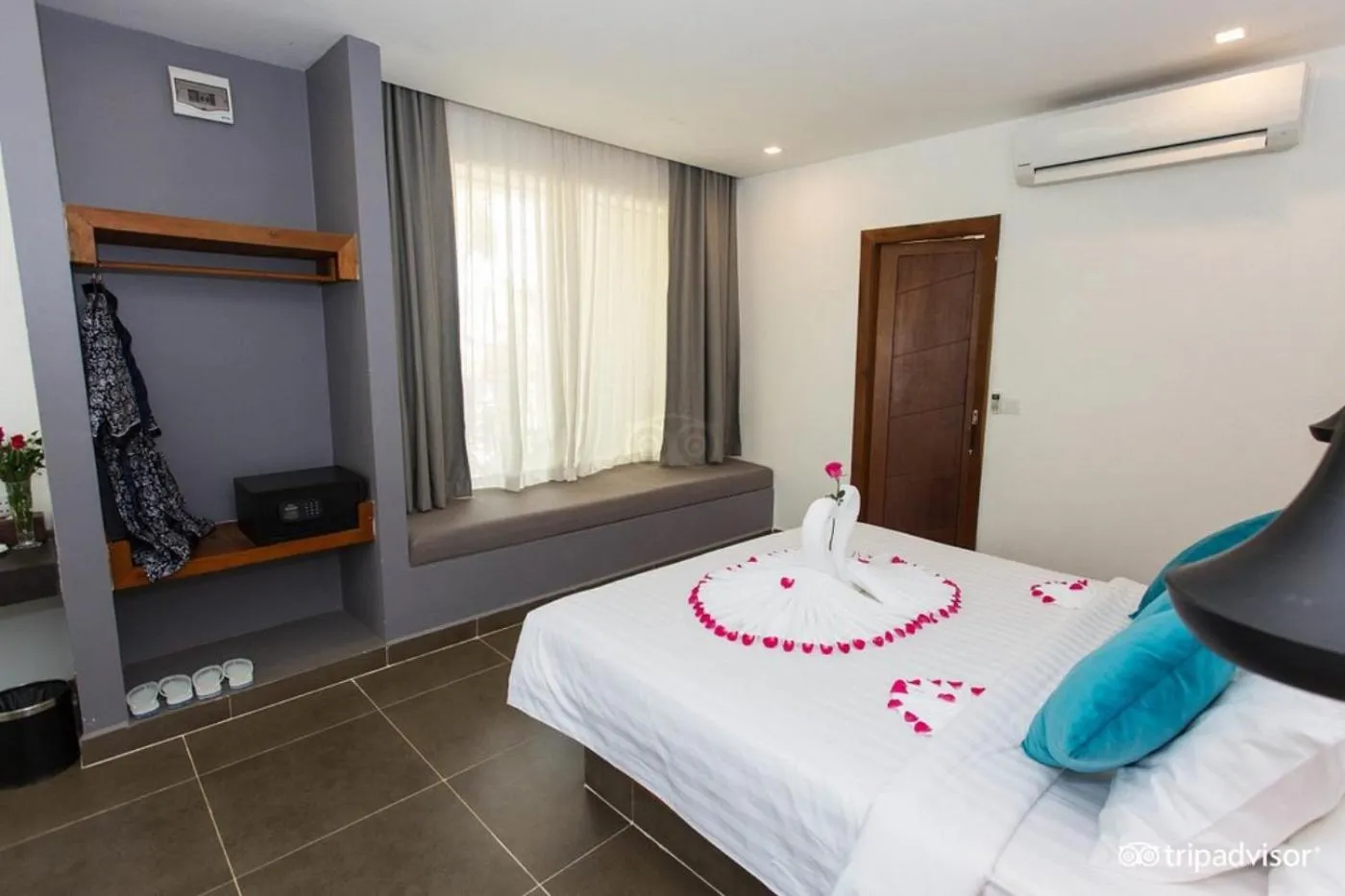 Bed in Siem Reap Tevi Residence