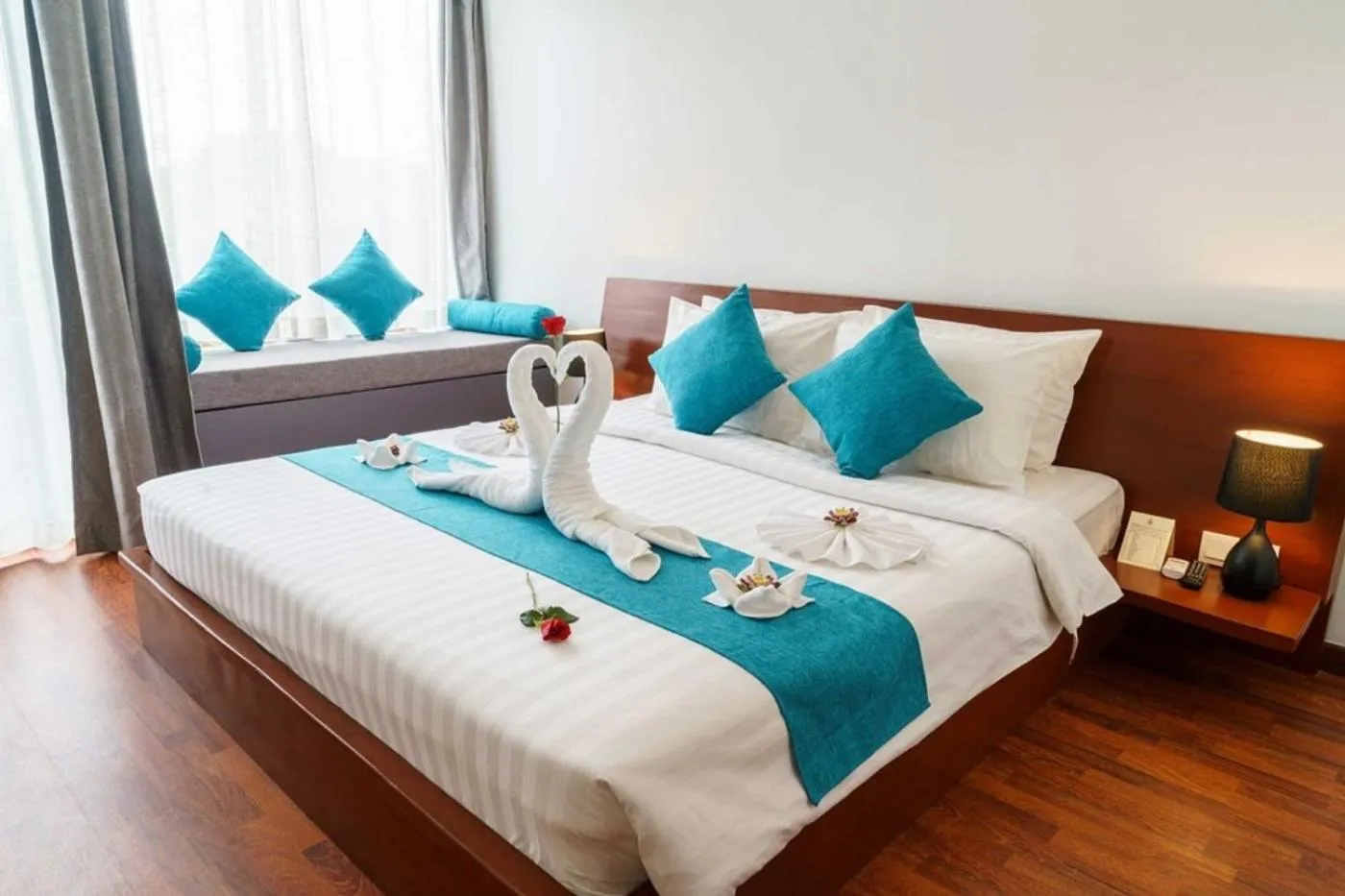 Bed in Siem Reap Tevi Residence