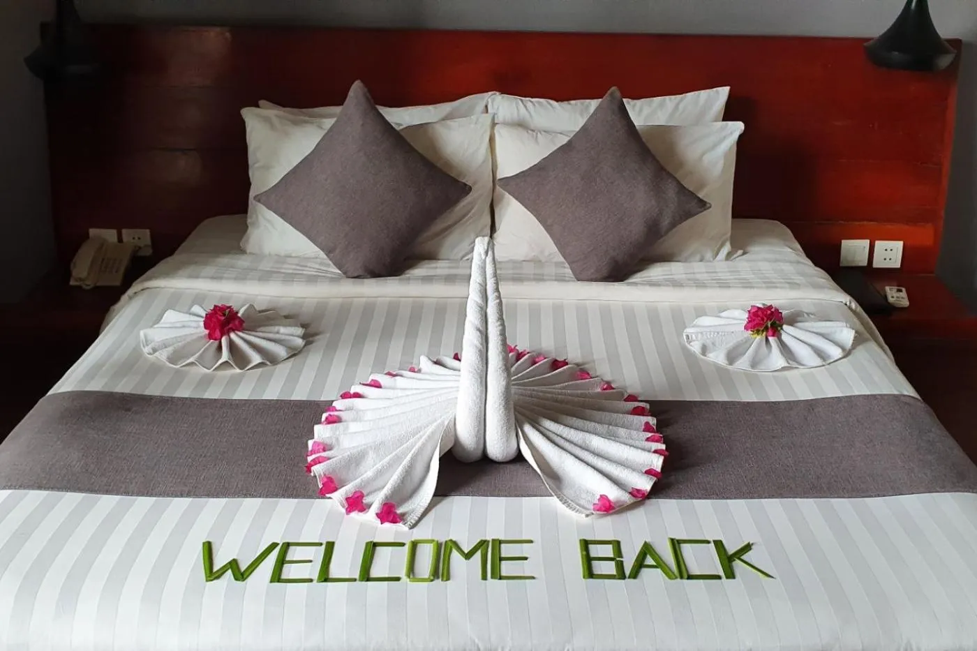Bed in Siem Reap Tevi Residence