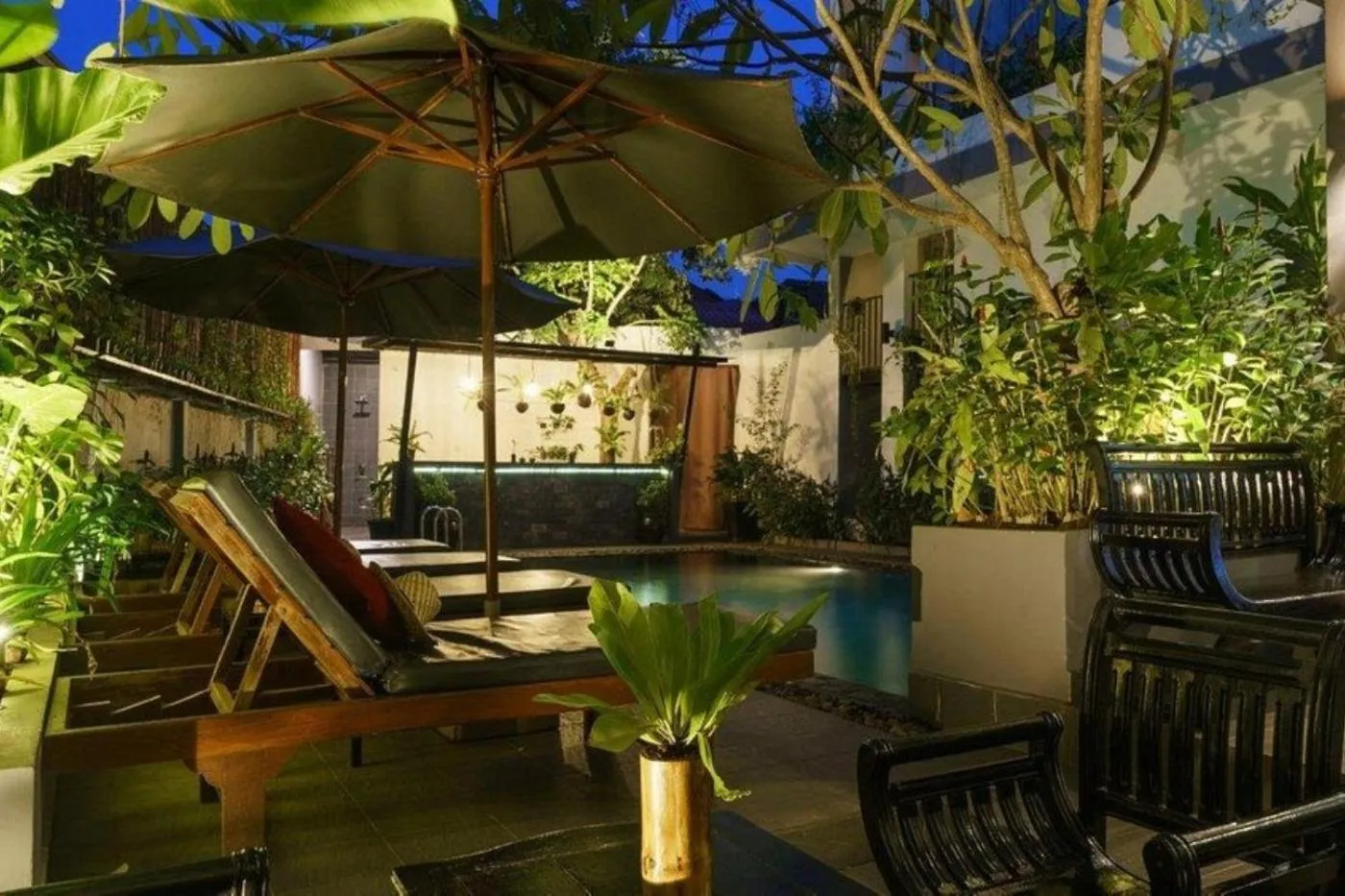 Patio in Siem Reap Tevi Residence
