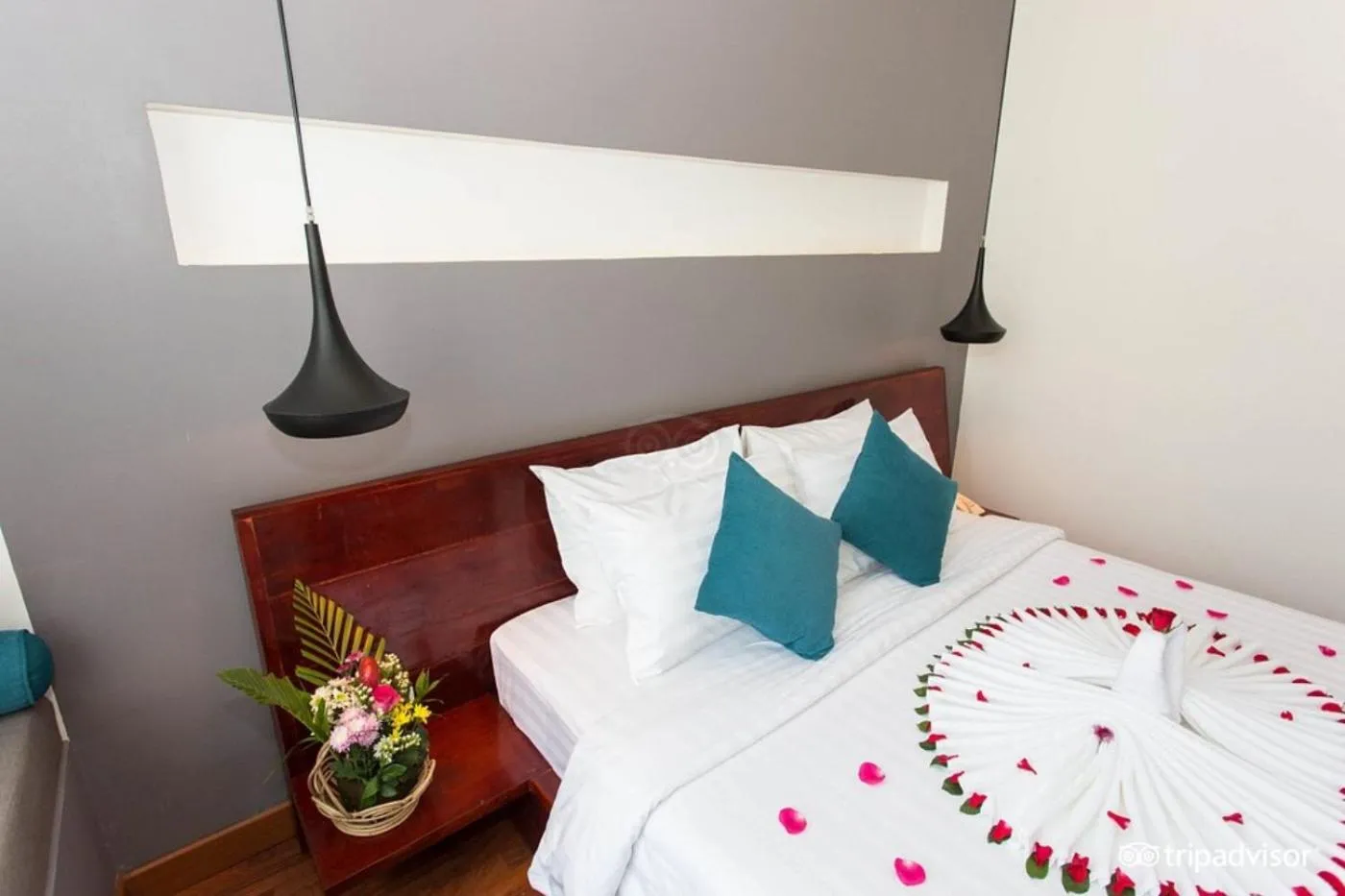 Bed in Siem Reap Tevi Residence