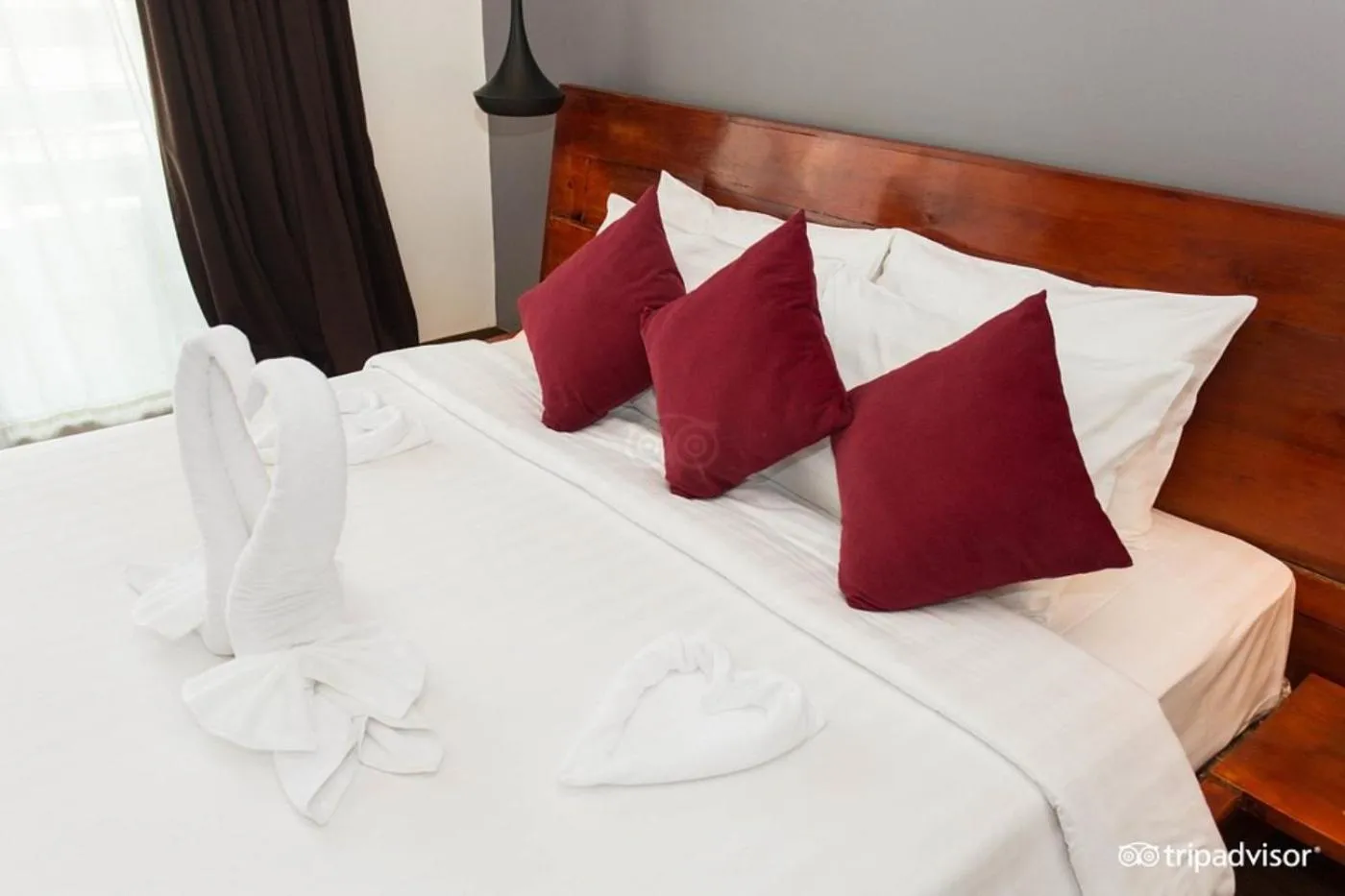 Bed in Siem Reap Tevi Residence