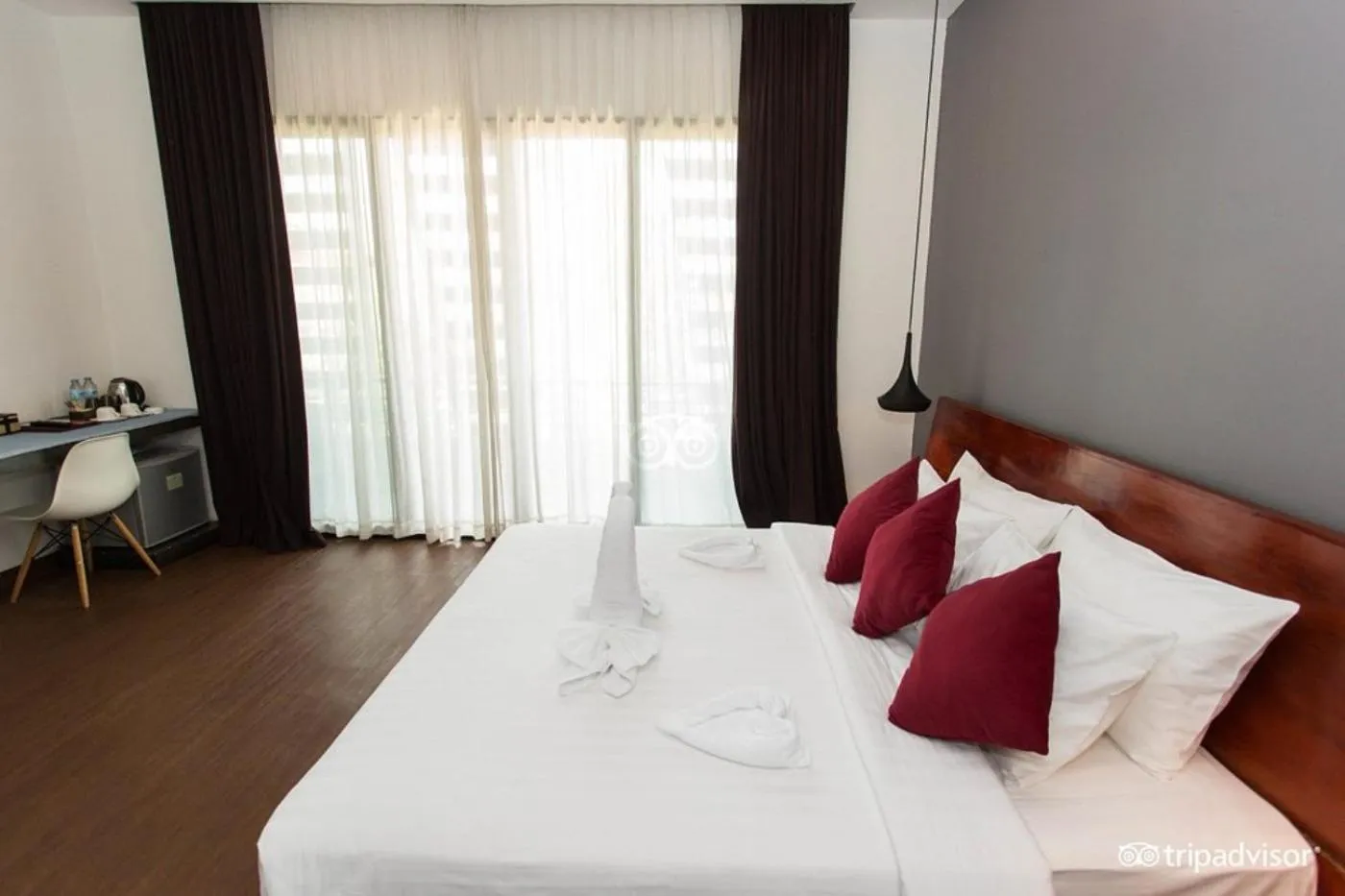 Bed in Siem Reap Tevi Residence