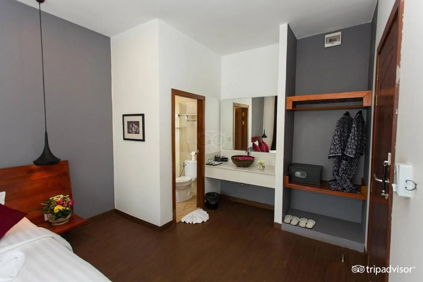 Communal lounge/ TV room, Bed in Siem Reap Tevi Residence