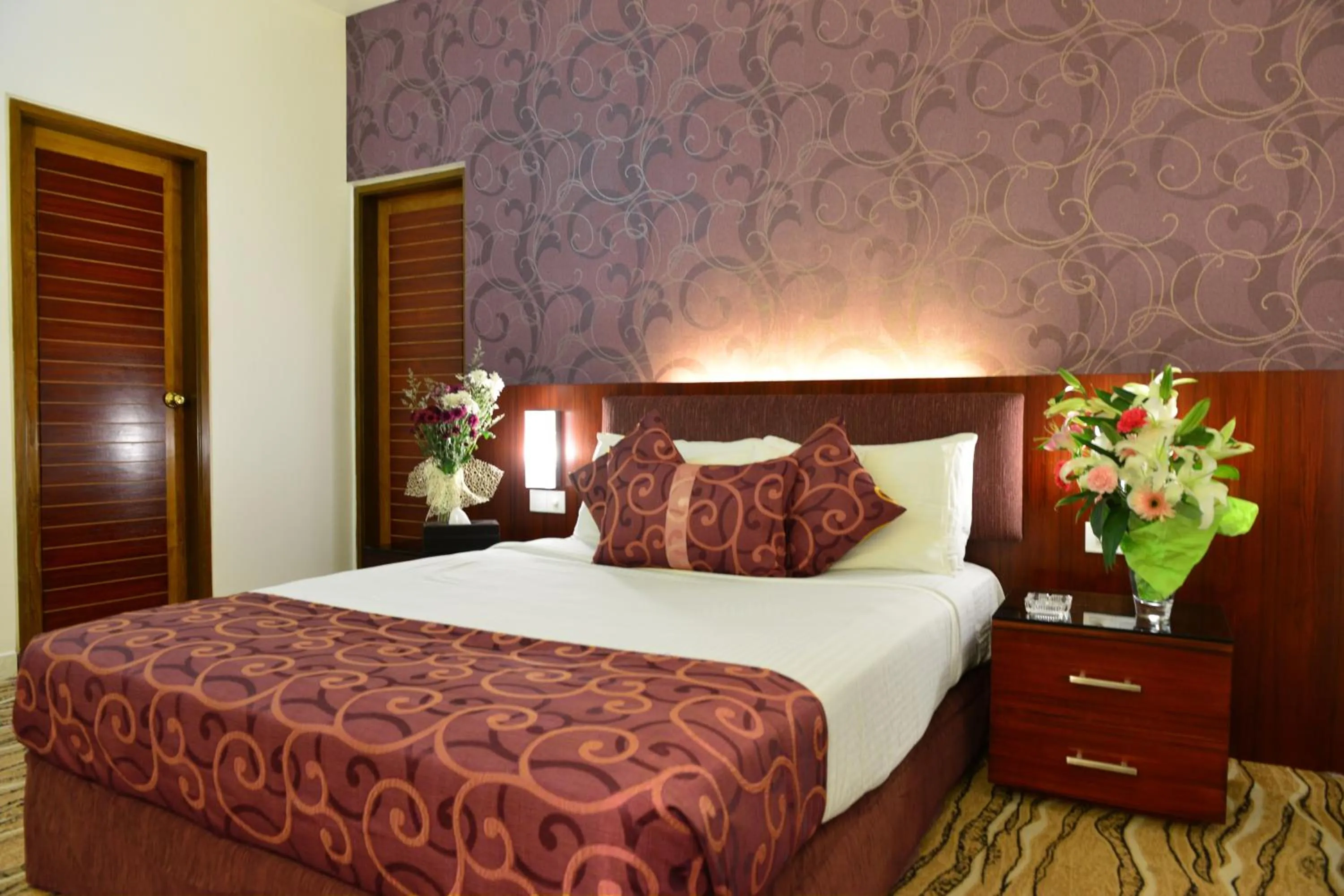 Bed in Amazon Lilly Lake View Residence