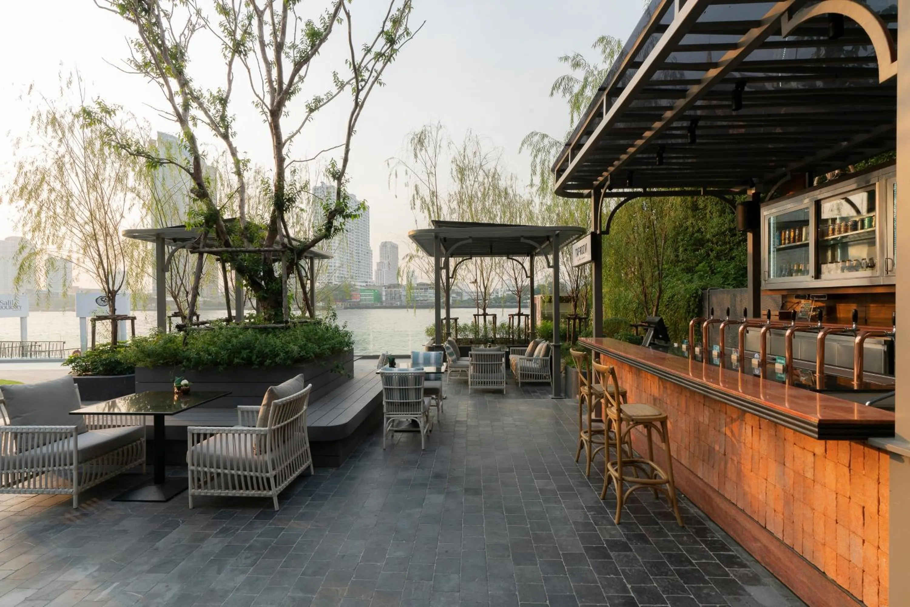 Balcony/Terrace in The Salil Hotel Riverside Bangkok