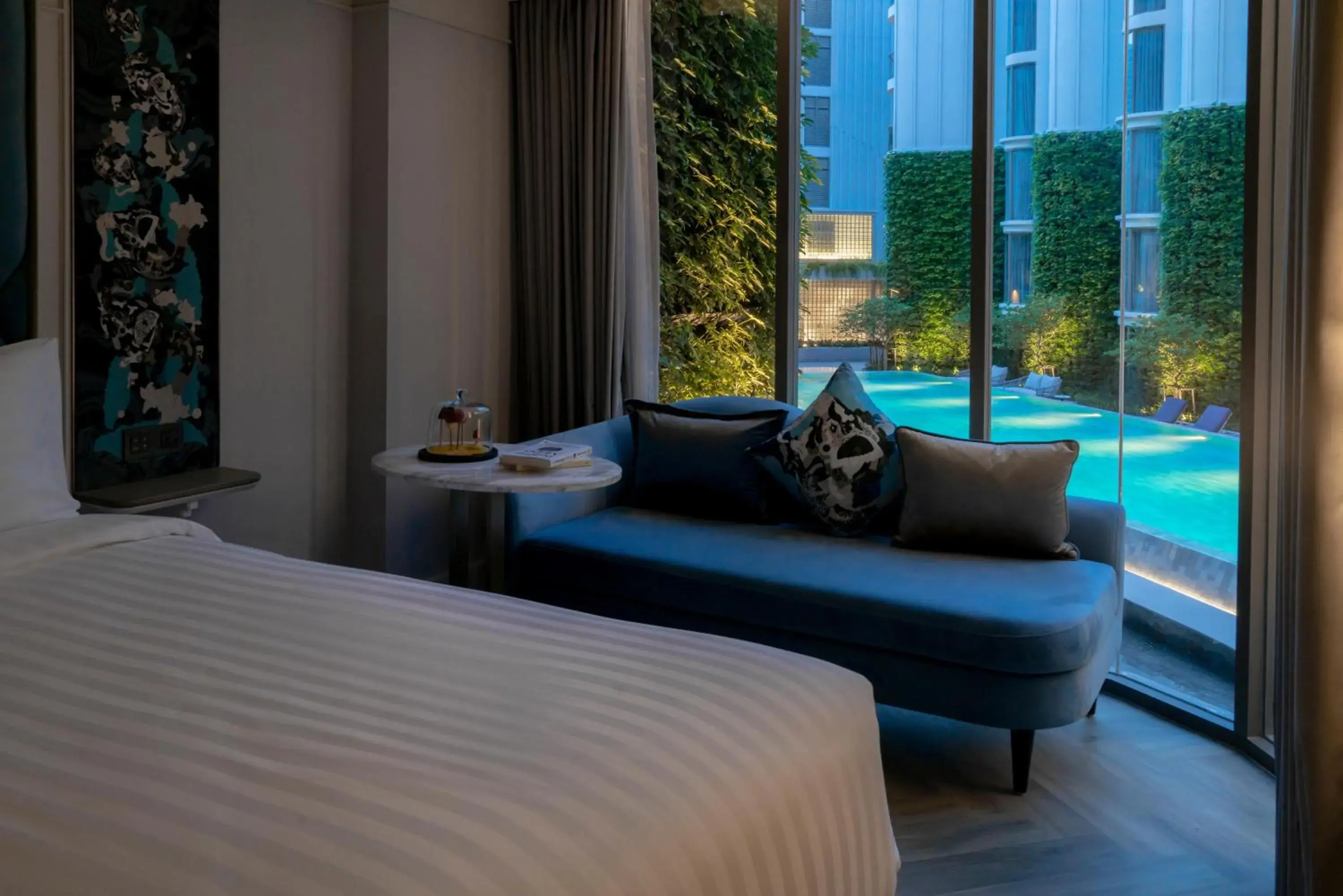 Deluxe Room with Pool View in The Salil Hotel Riverside Bangkok Deluxe Room with Pool View in The Salil Hotel Riverside Bangkok