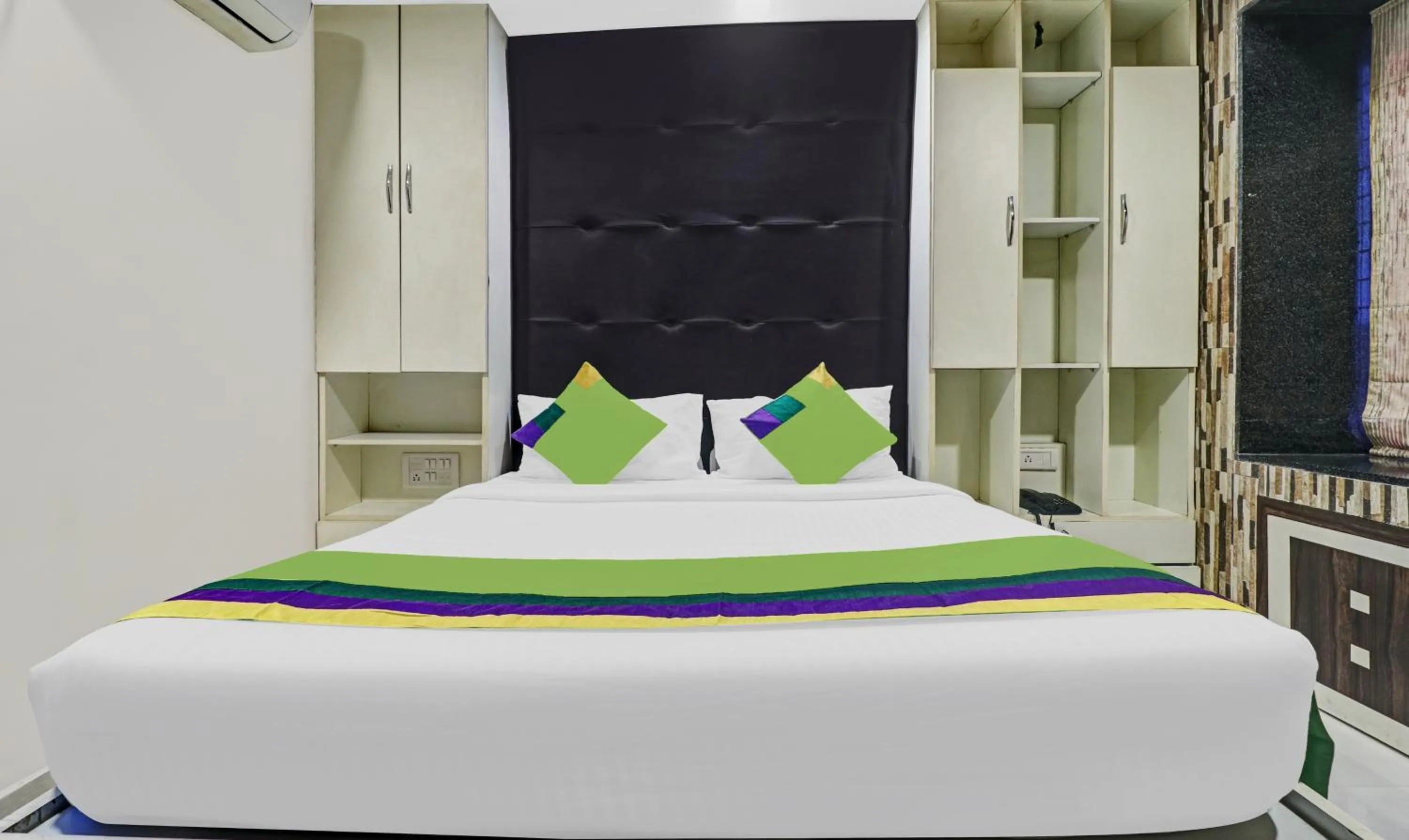 Bedroom, Bed in Treebo Elite Premium Homes