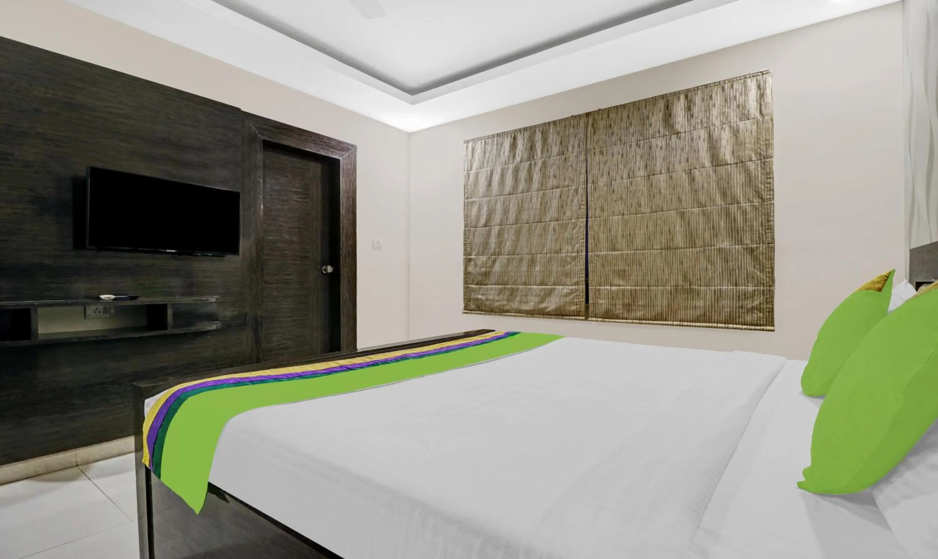 Bedroom, Bed in Treebo Elite Premium Homes