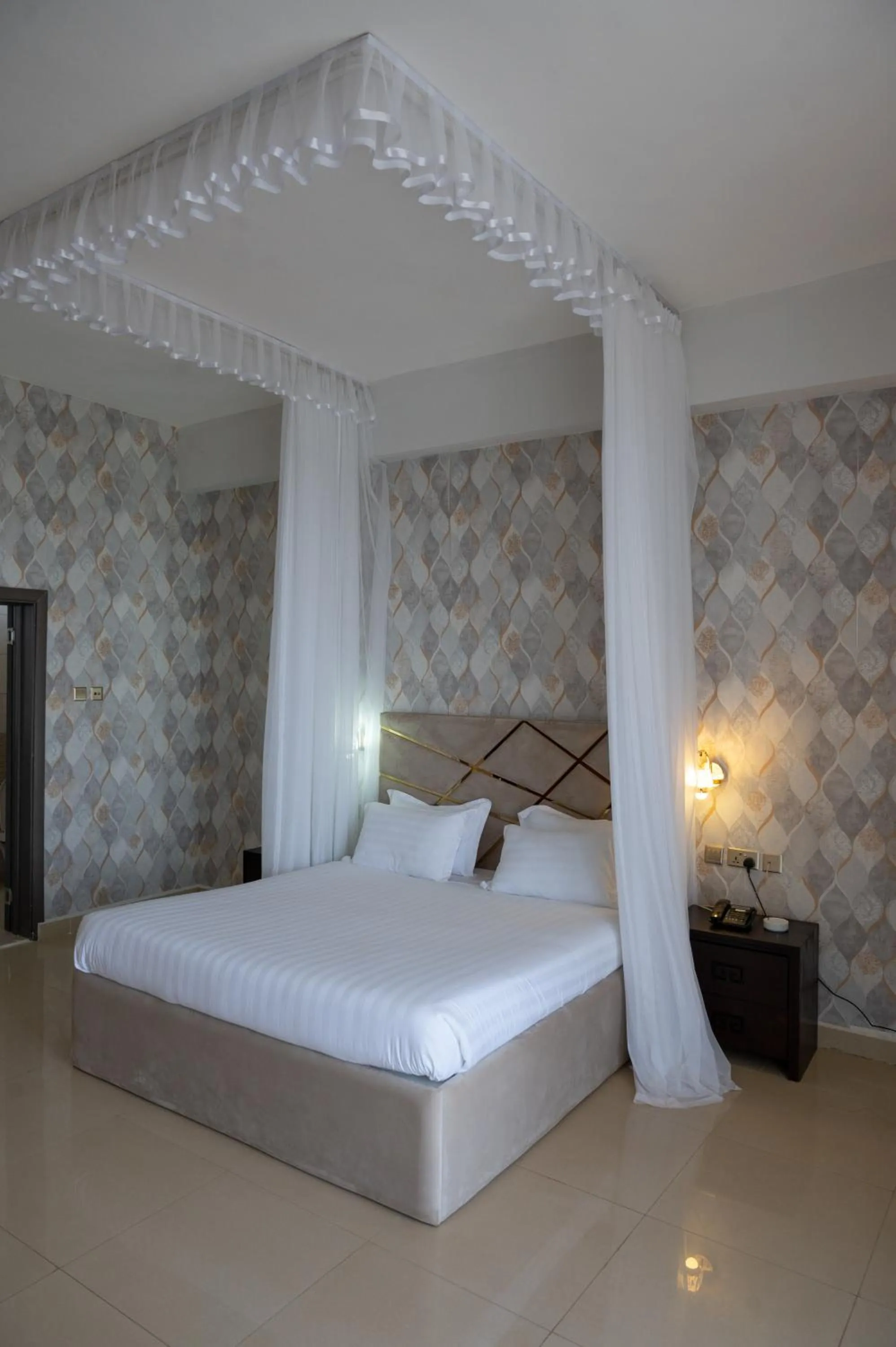 Bed in The Voice Hotel