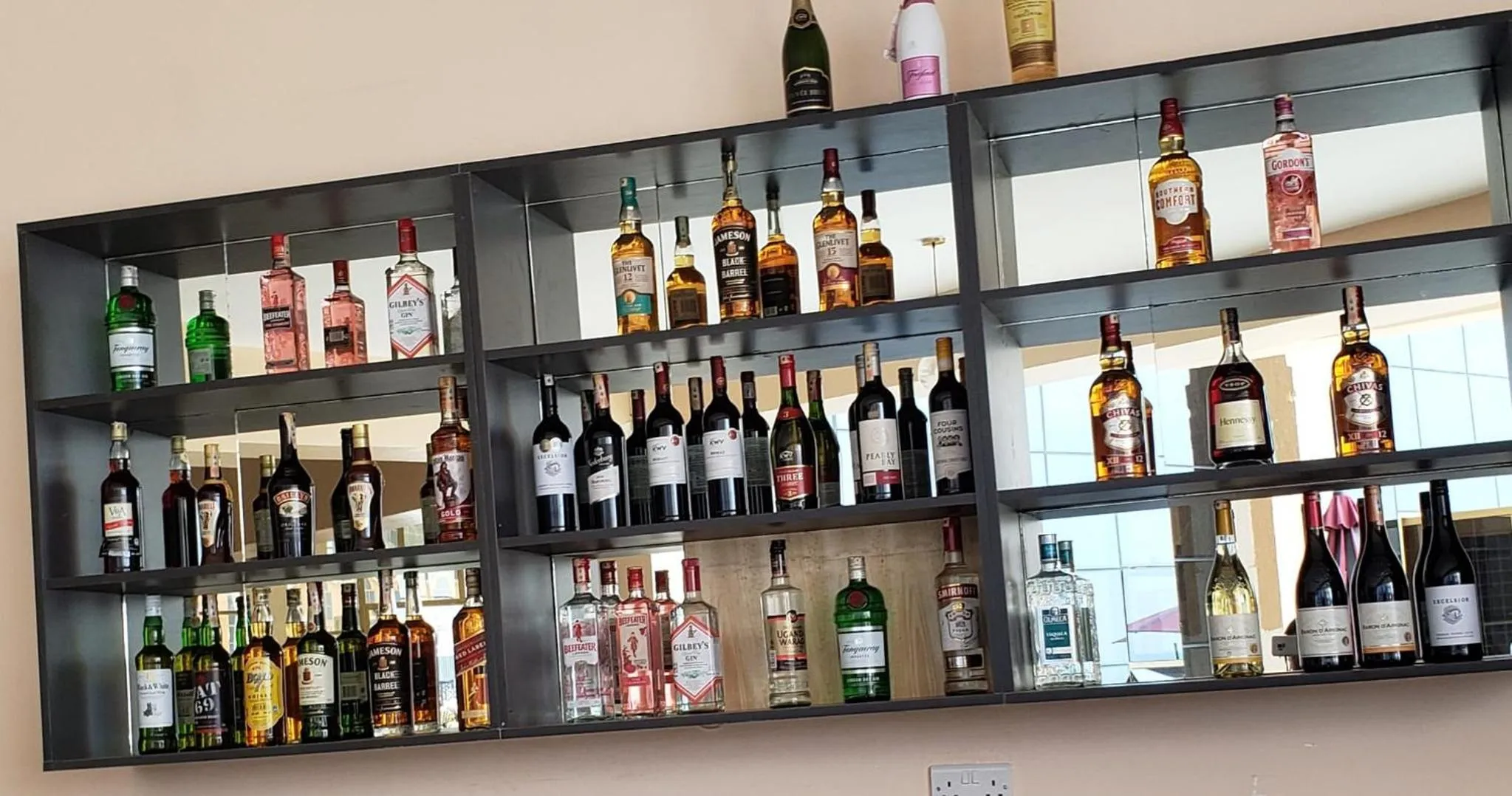 Seating area in The Voice Hotel