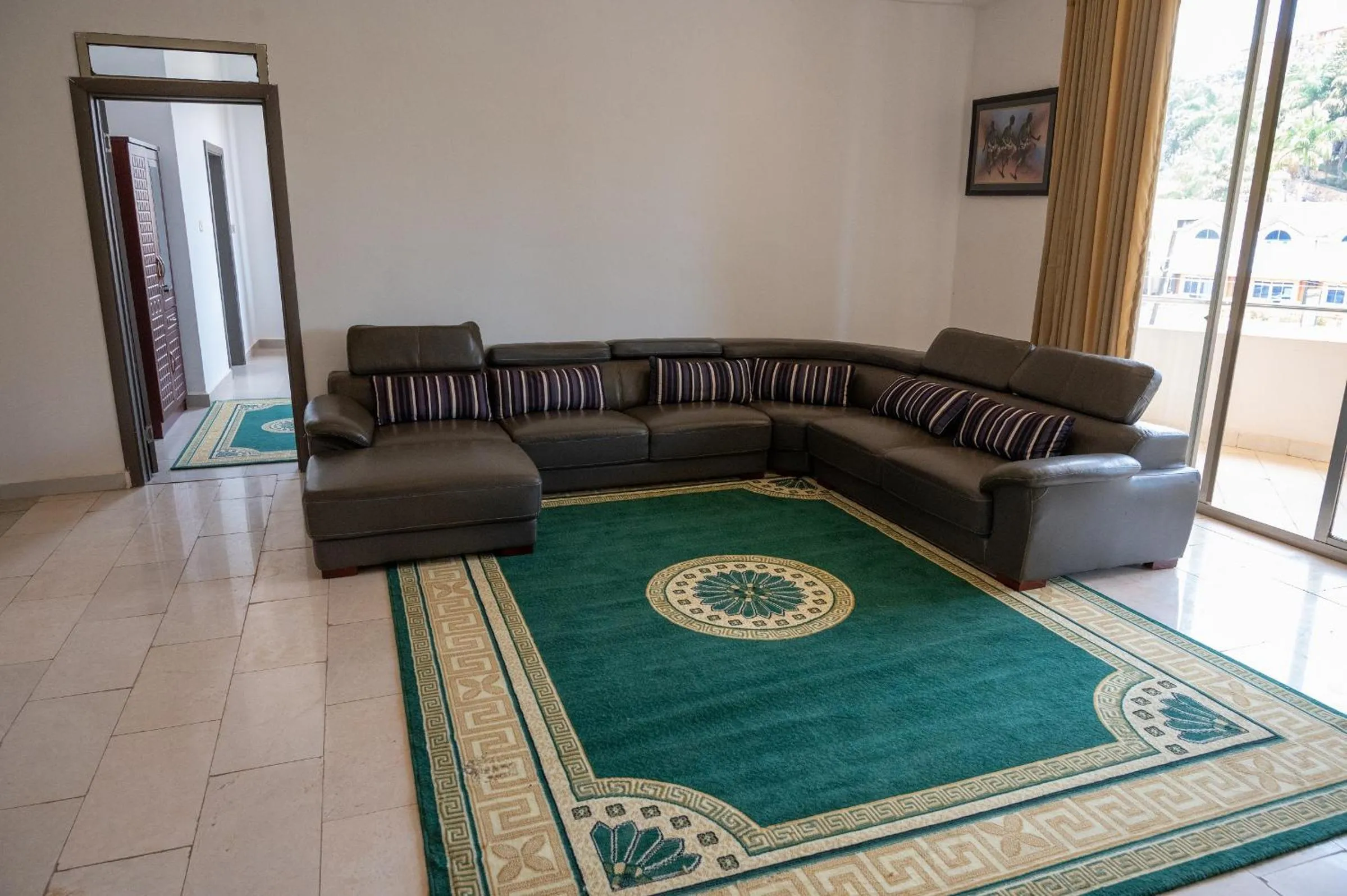 Living room in The Voice Hotel