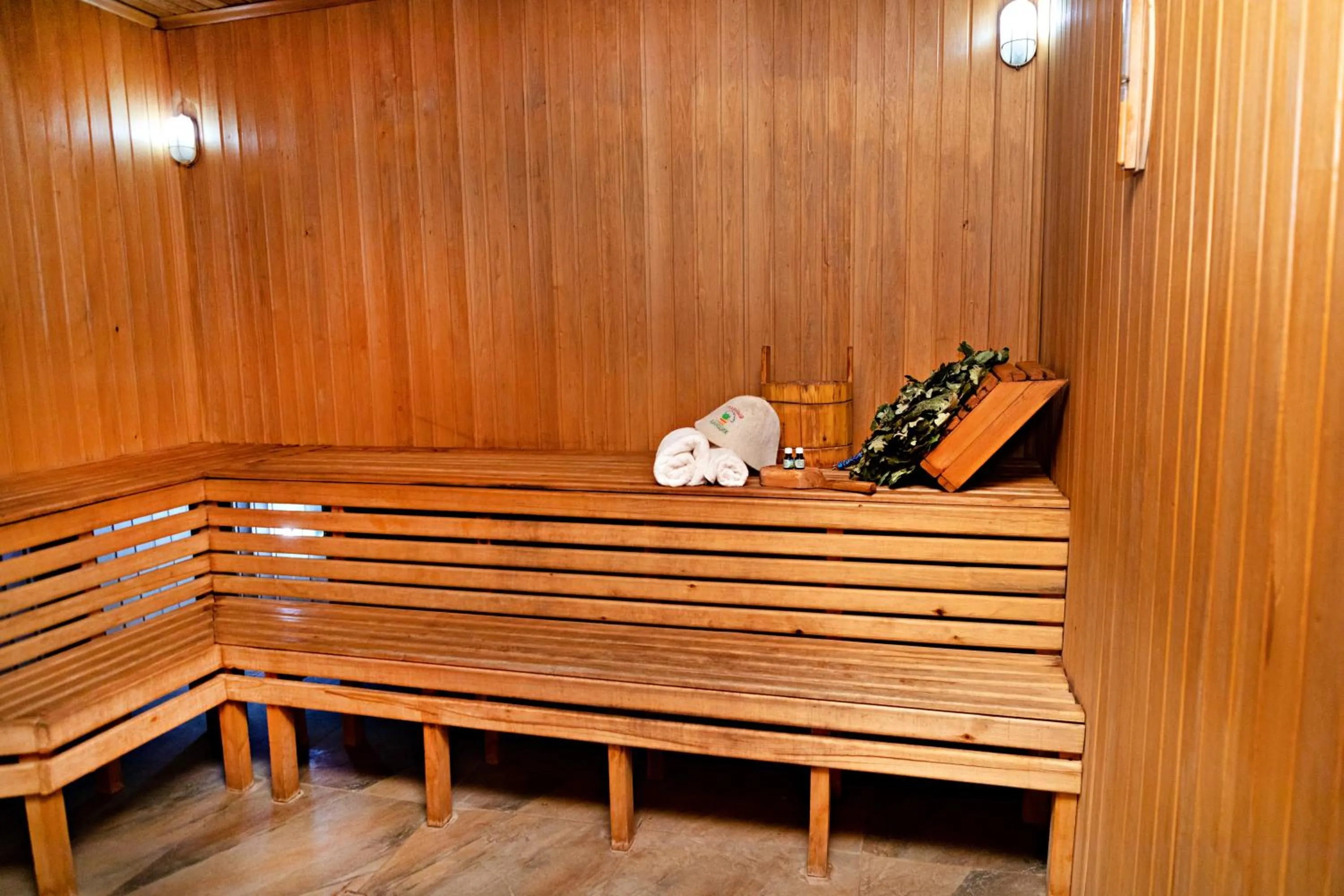 Sauna in Marokand Spa Hotel