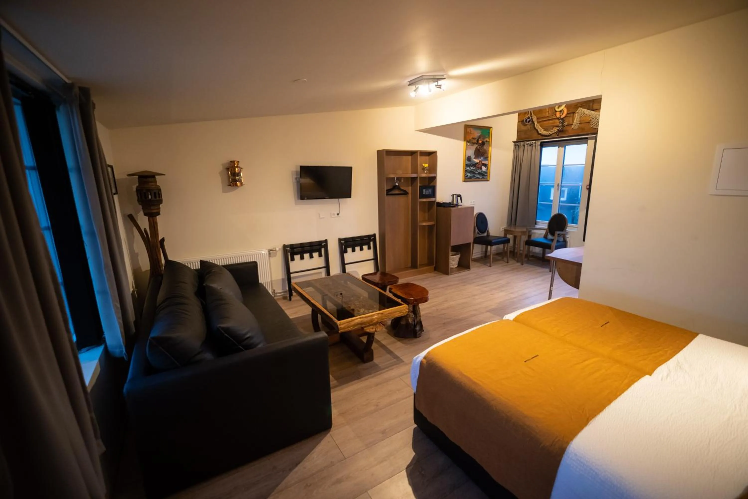 Photo of the whole room, Bed in Hlid Fisherman's Village