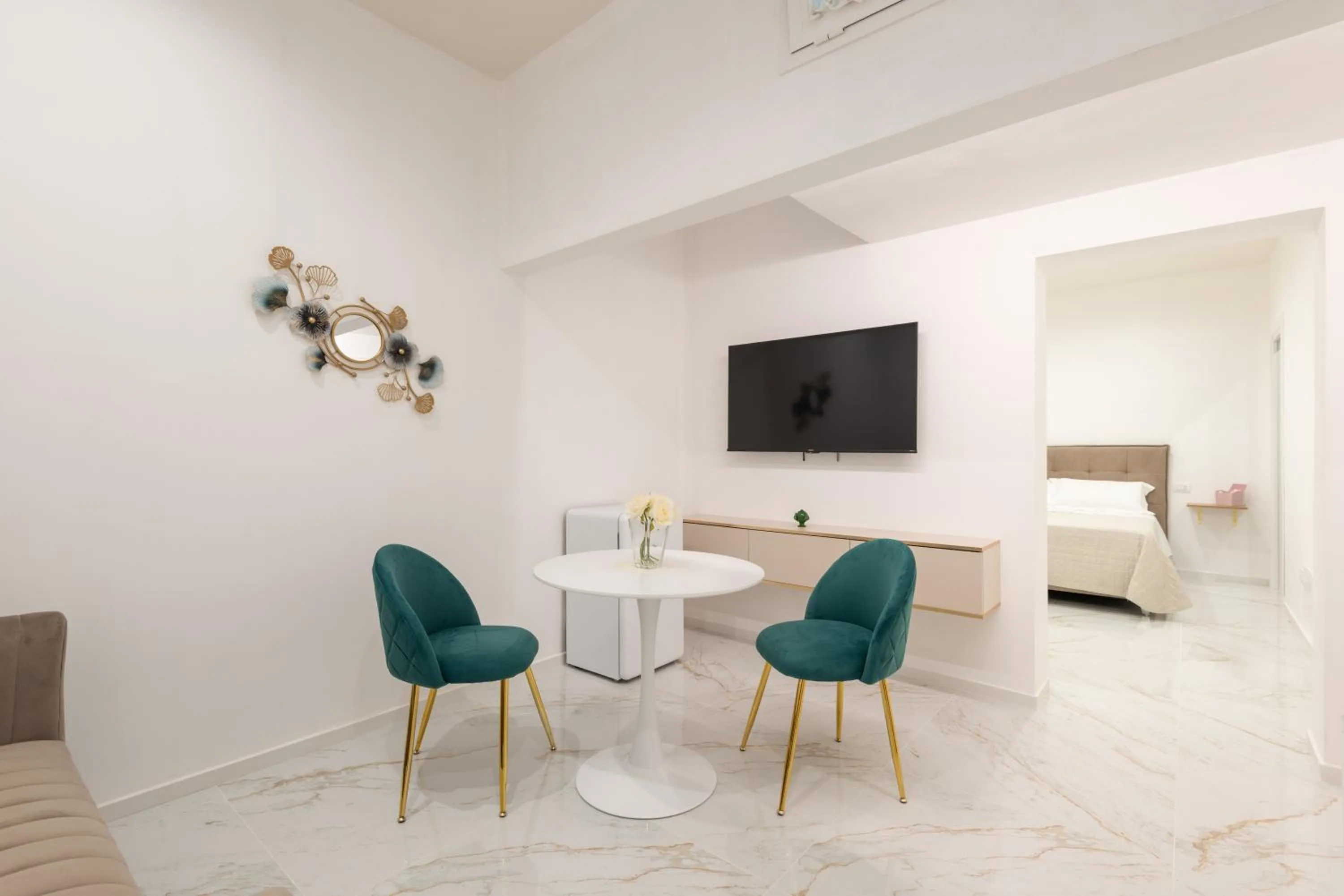 Seating area in Quattro Perle