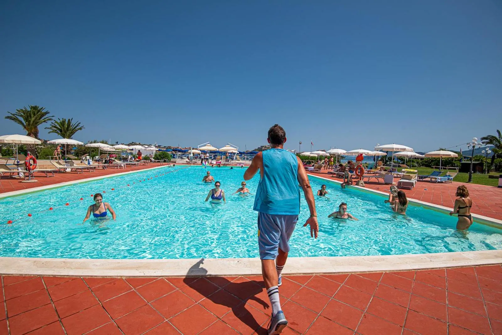 Swimming pool in Hotel Airone isola d'Elba