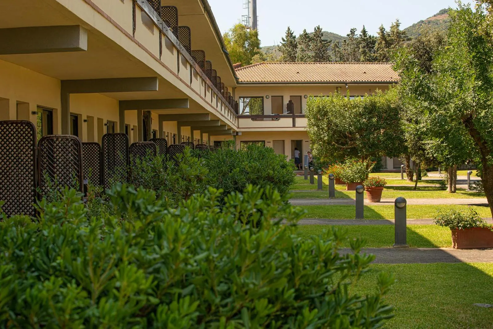 Patio in Hotel Airone isola d'Elba