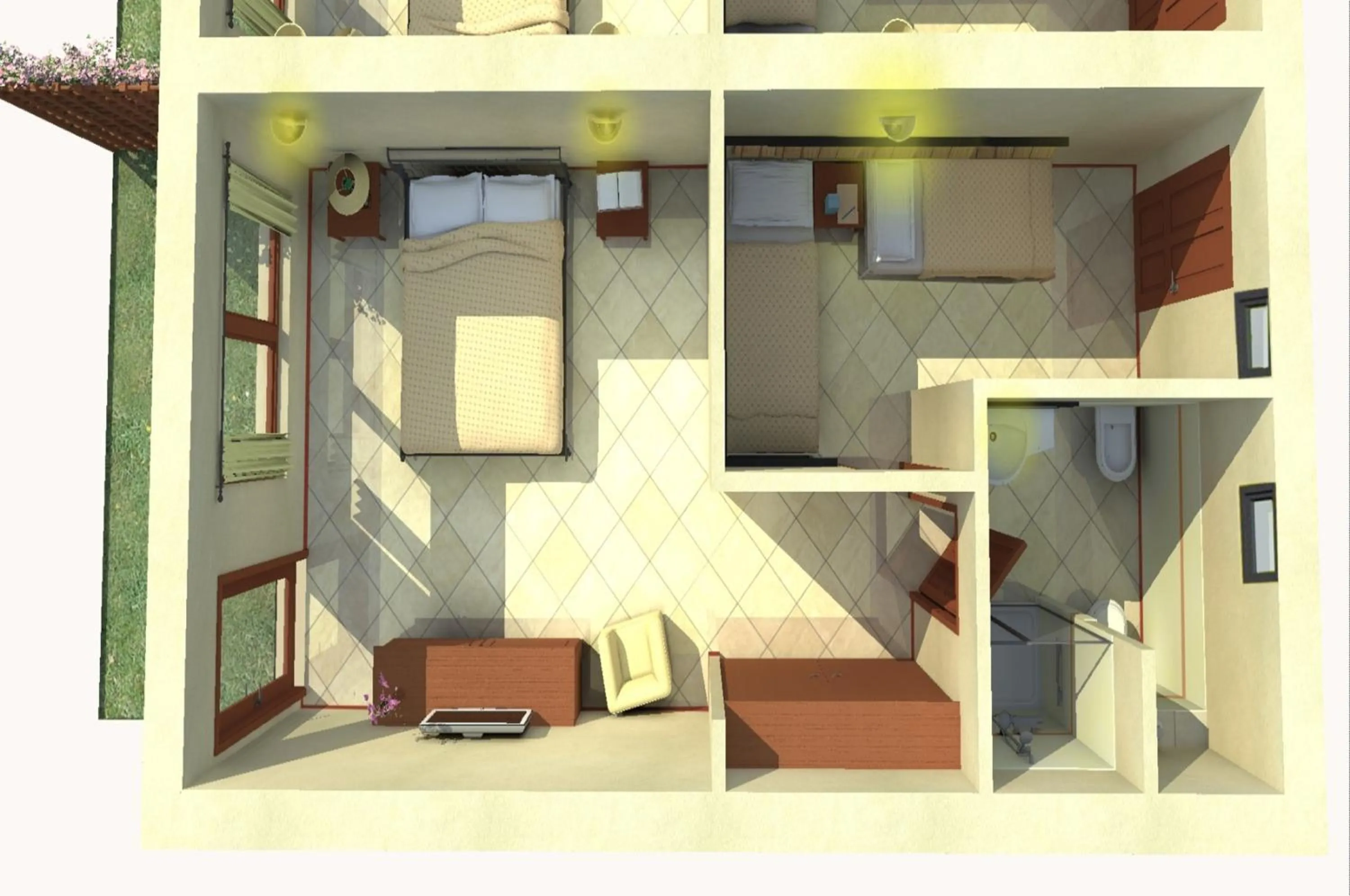 Floor plan in Hotel Airone isola d'Elba