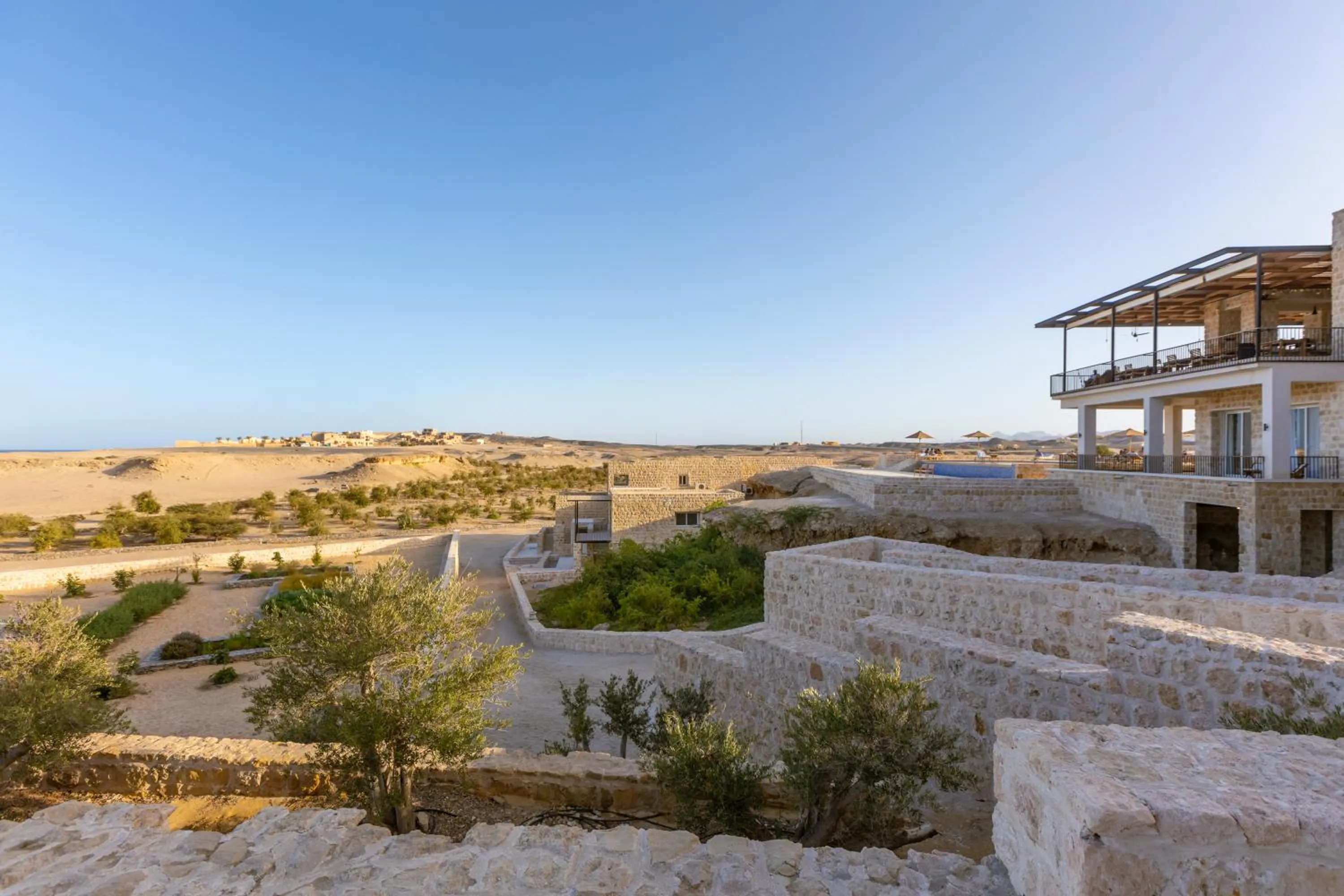 Natural landscape in Wadi Sabarah Lodge