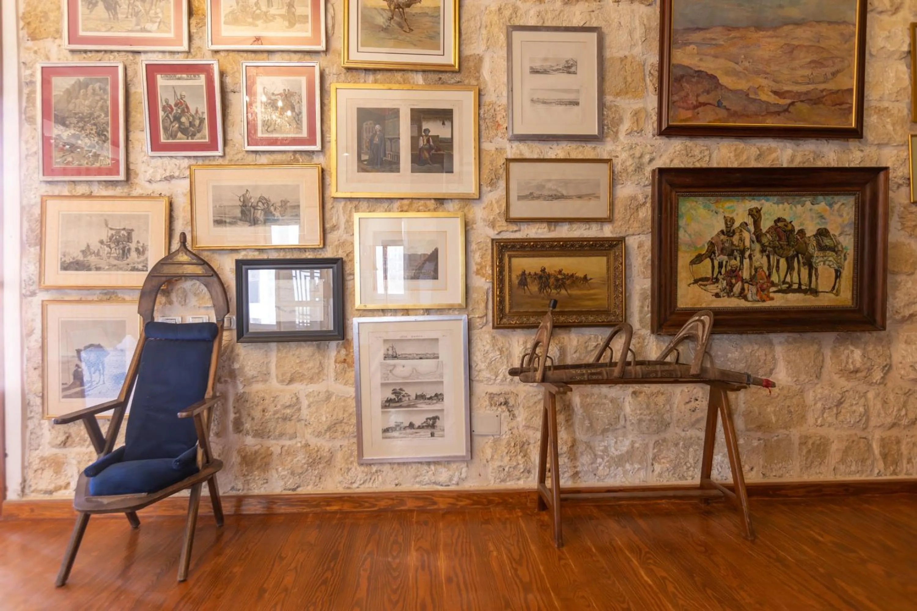 Decorative detail in Wadi Sabarah Lodge