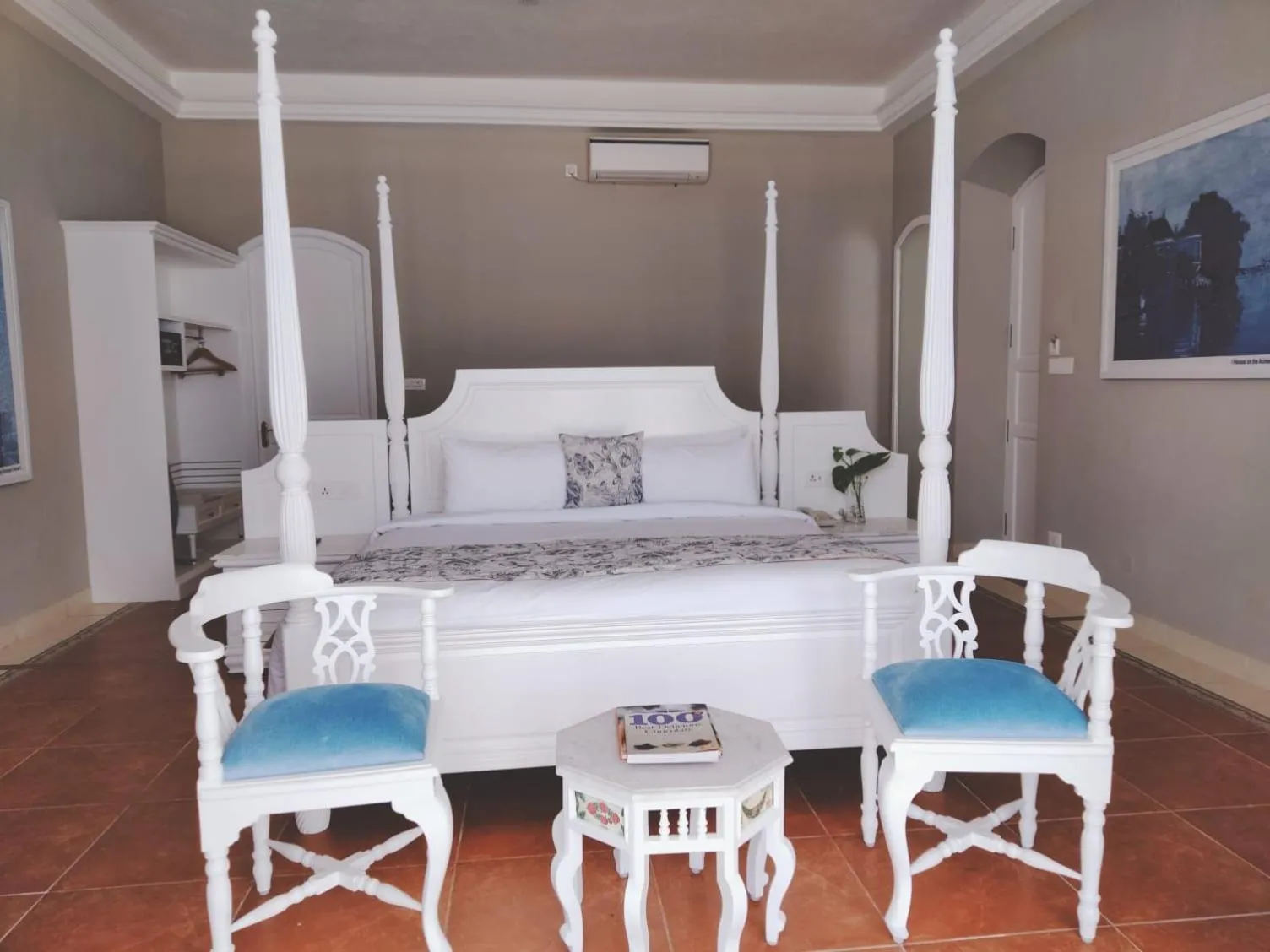 Bed in Villa Cavi