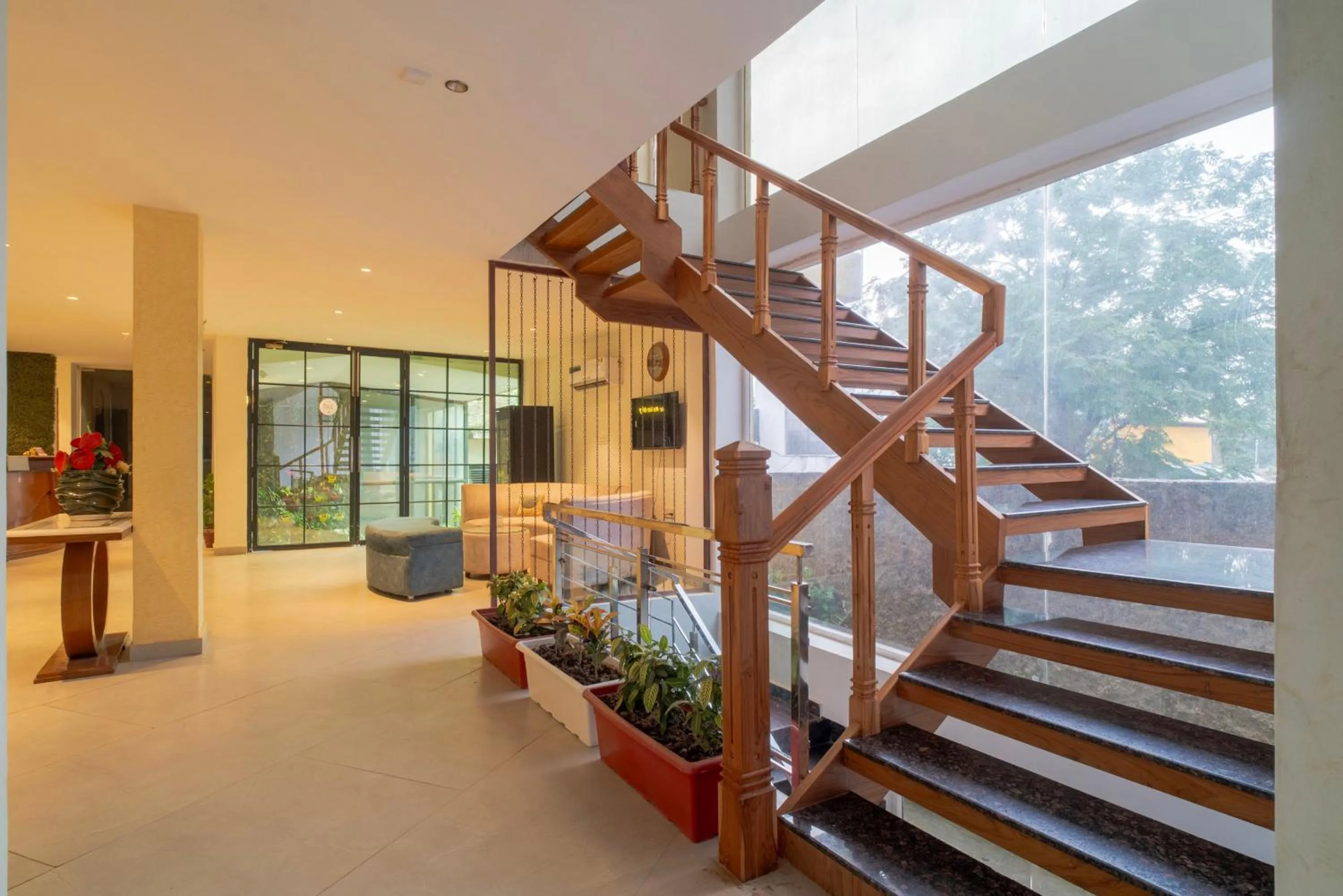 Lobby or reception in Treebo The Mountain Deer Valley Near PGI