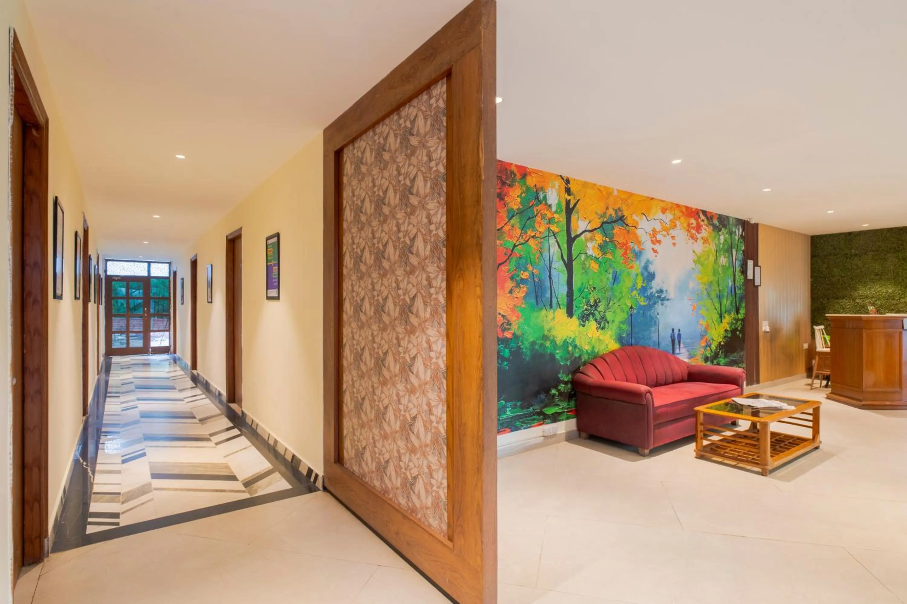 Lobby or reception in Treebo The Mountain Deer Valley Near PGI