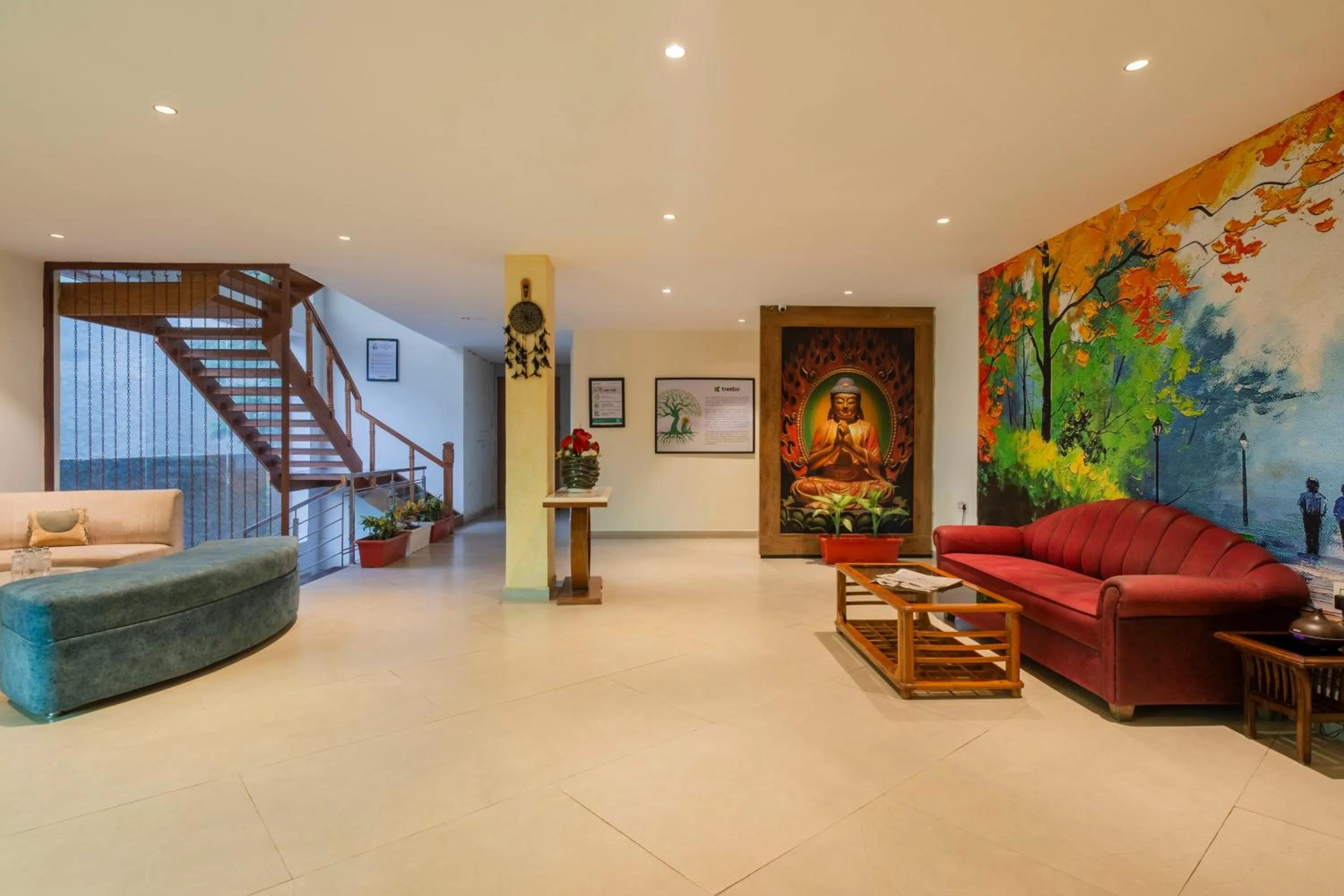 Seating area in Treebo The Mountain Deer Valley Near PGI