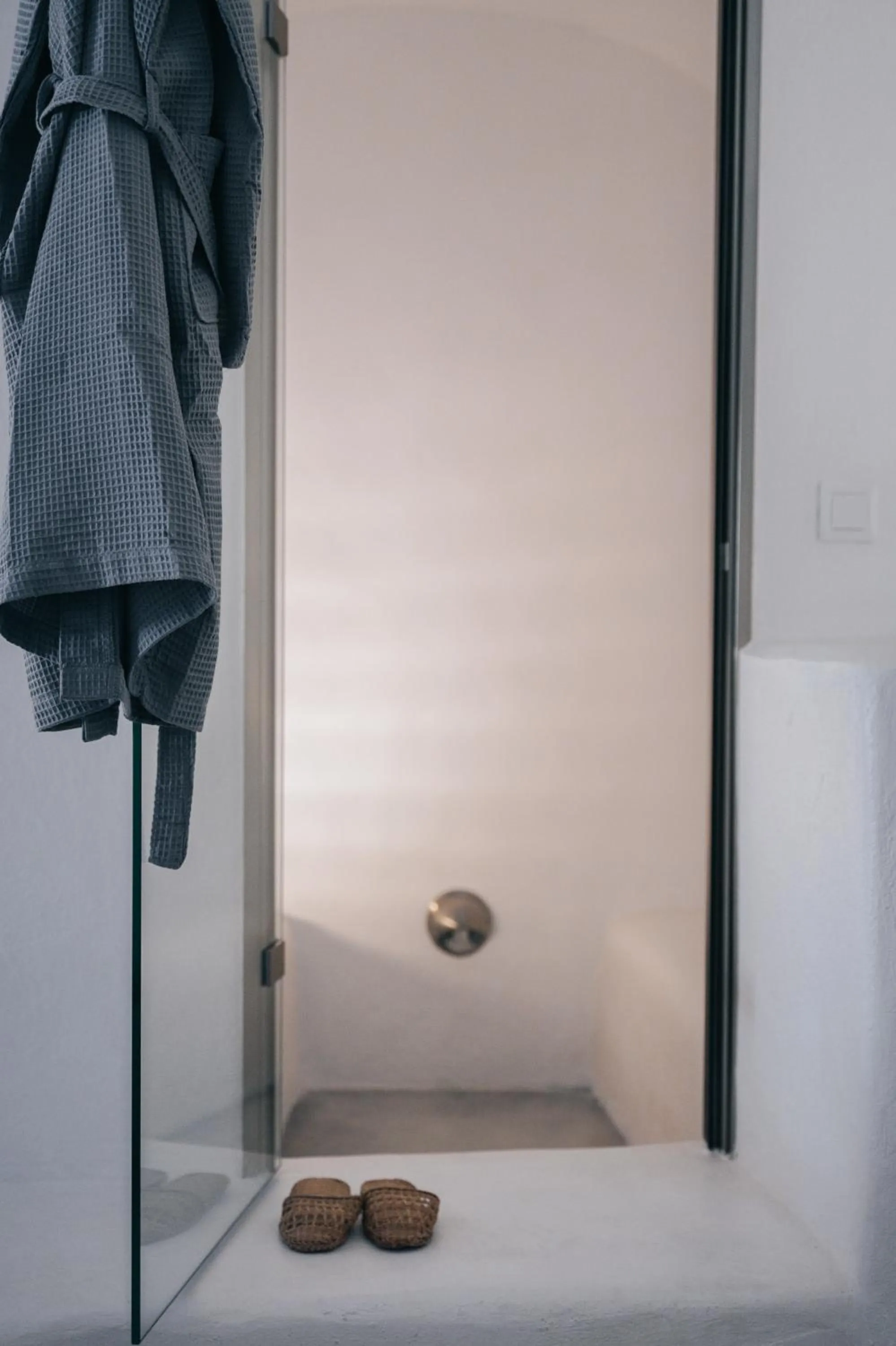 Patio, Bed in Yposkafon Concept Two-Bedroom Villa with Private Jacuzzi and Hamam