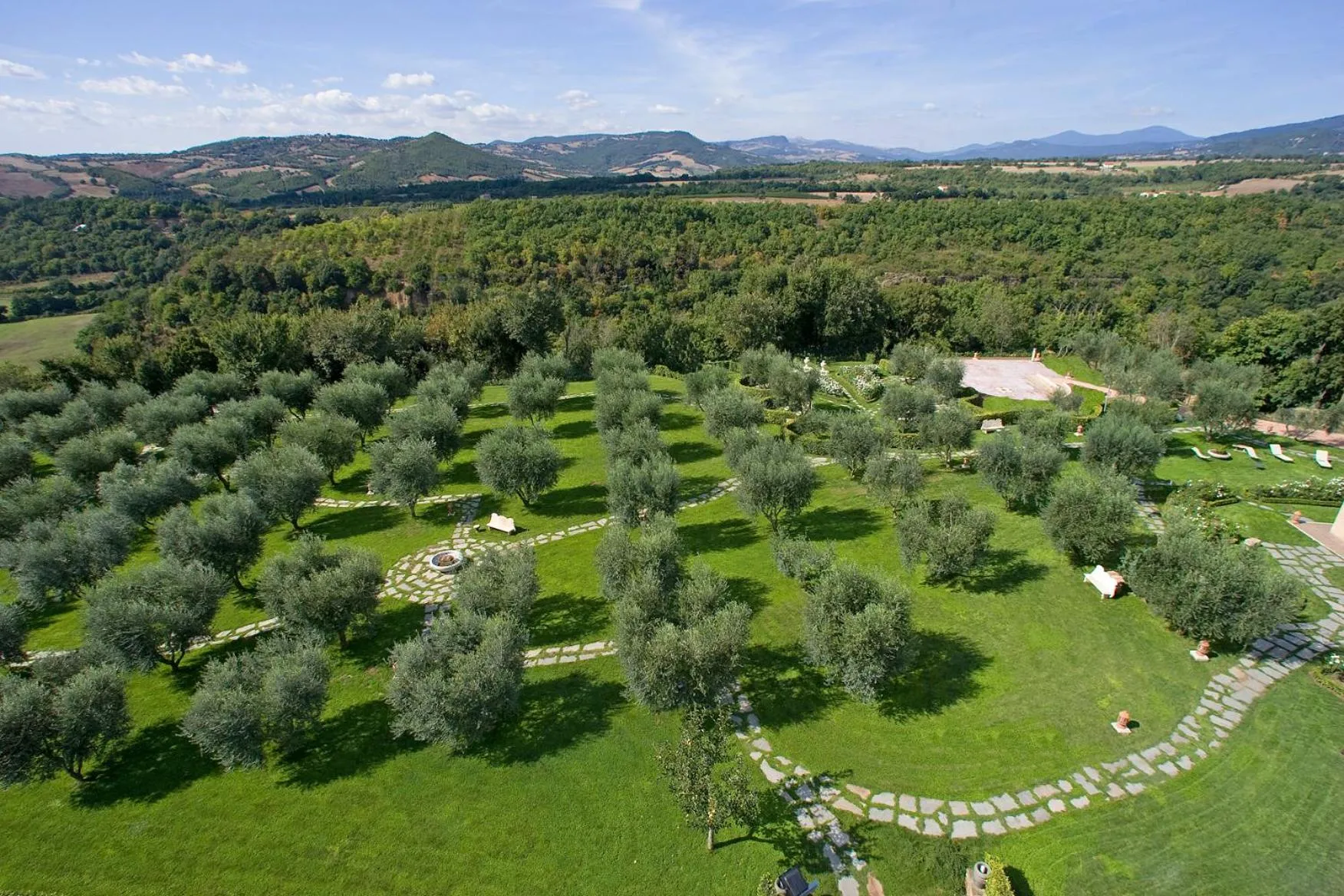 Bird's eye view in Sovana Hotel & Resort