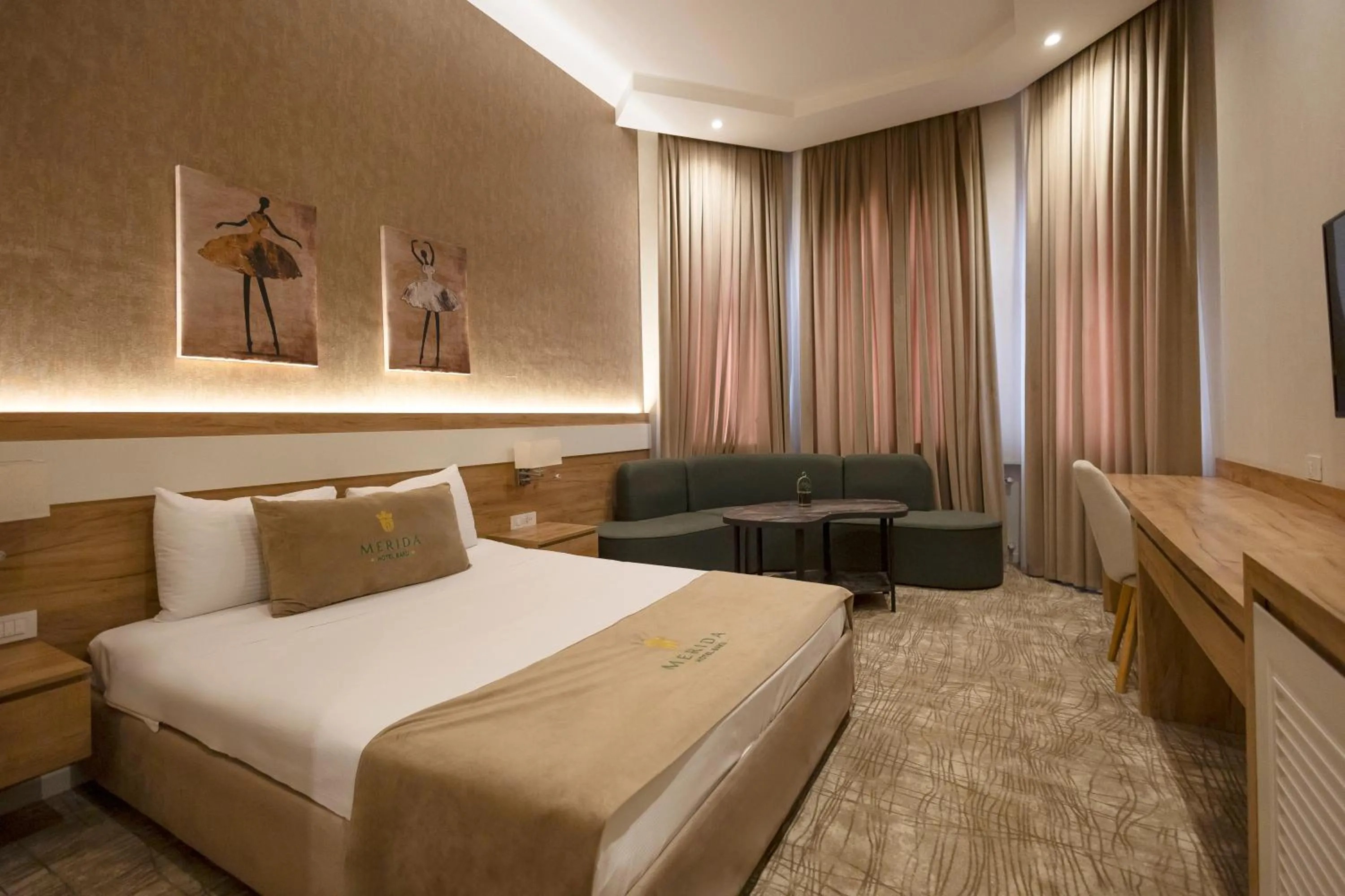 Photo of the whole room, Bed in Merida Hotel Baku