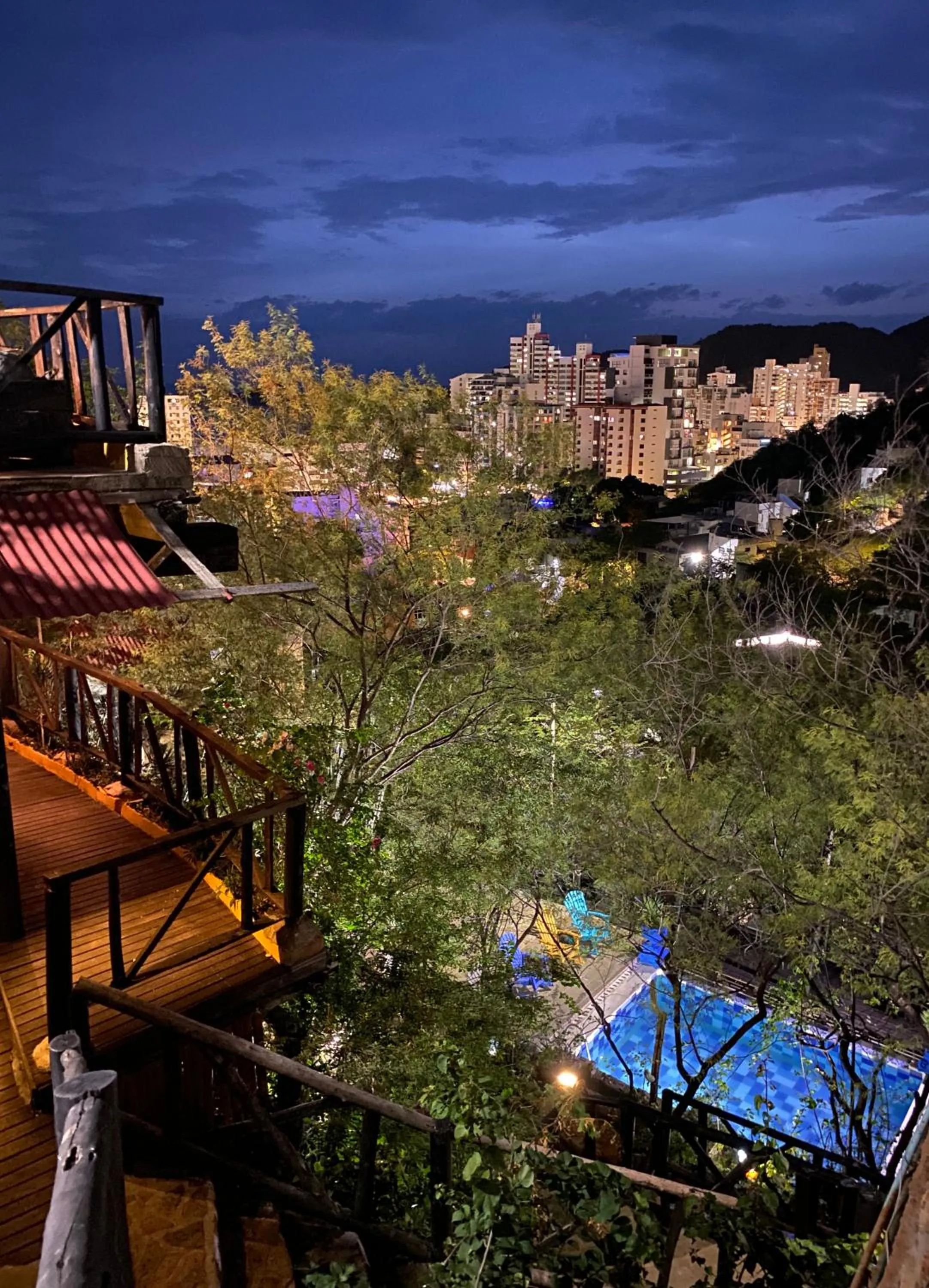 Pool view in Akela Gaira Hotel