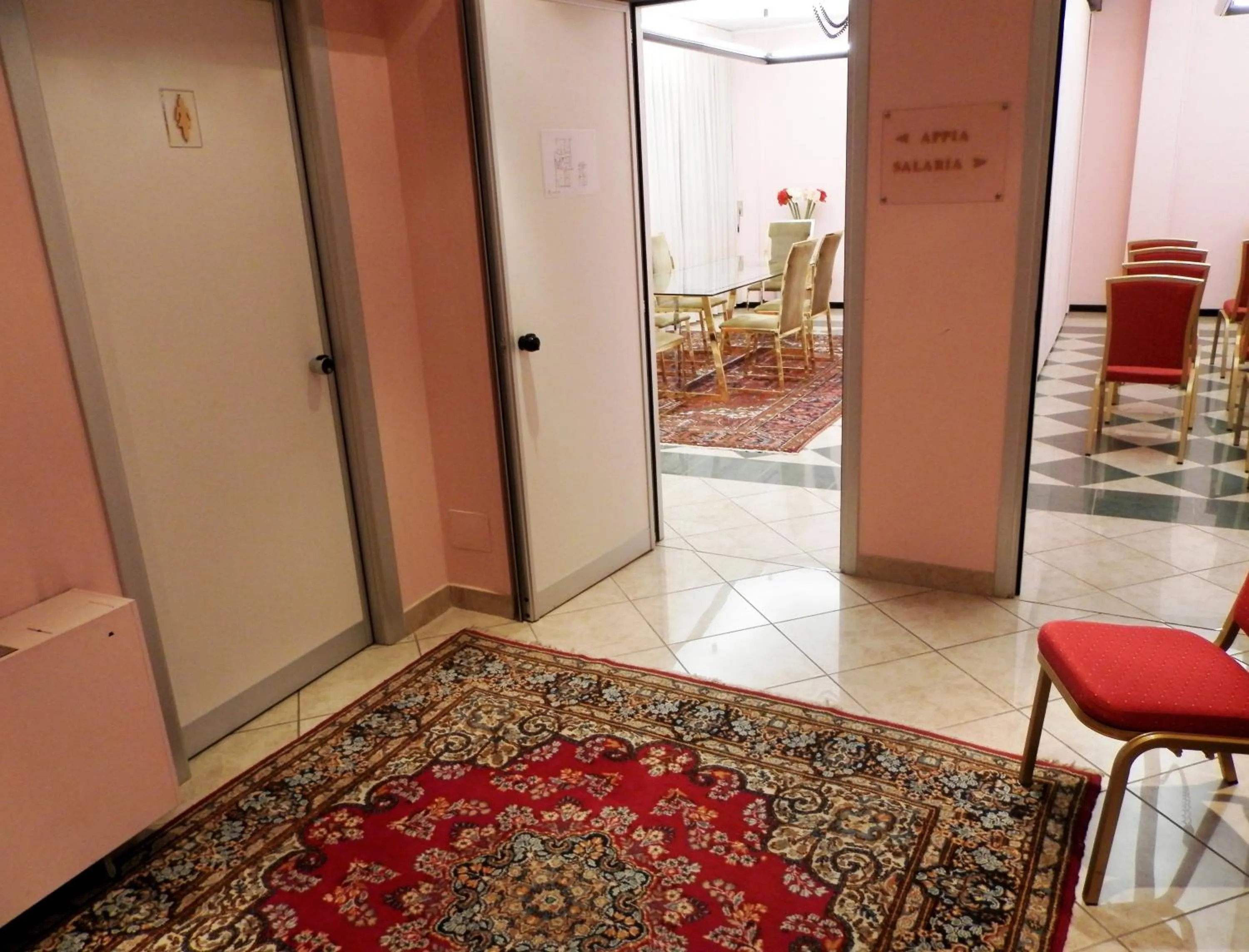 Decorative detail in Augustus Hotel