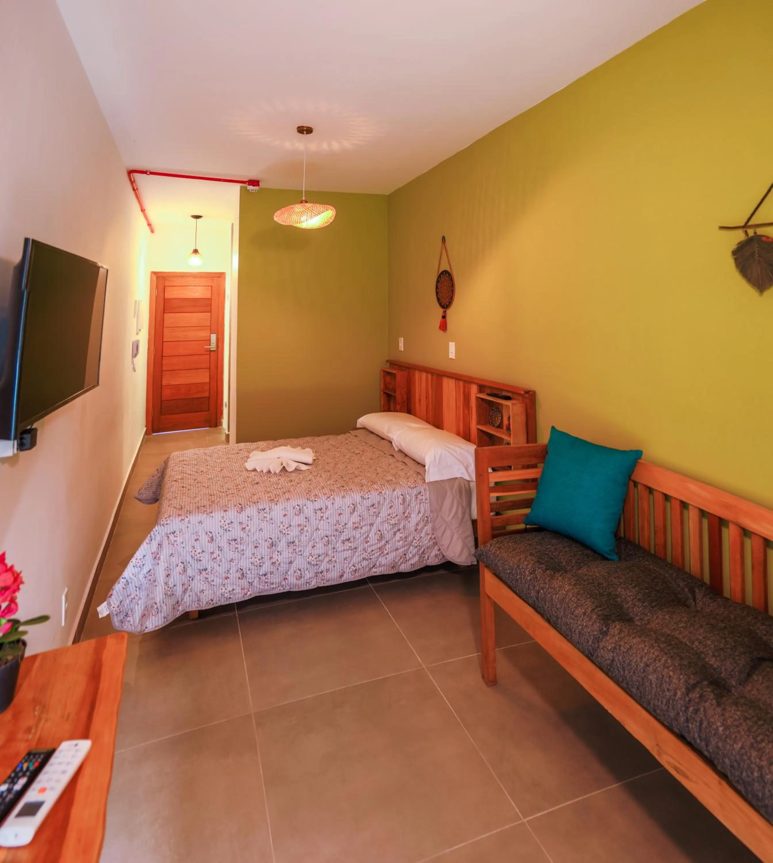 Bed in Mandala Beach Hotel