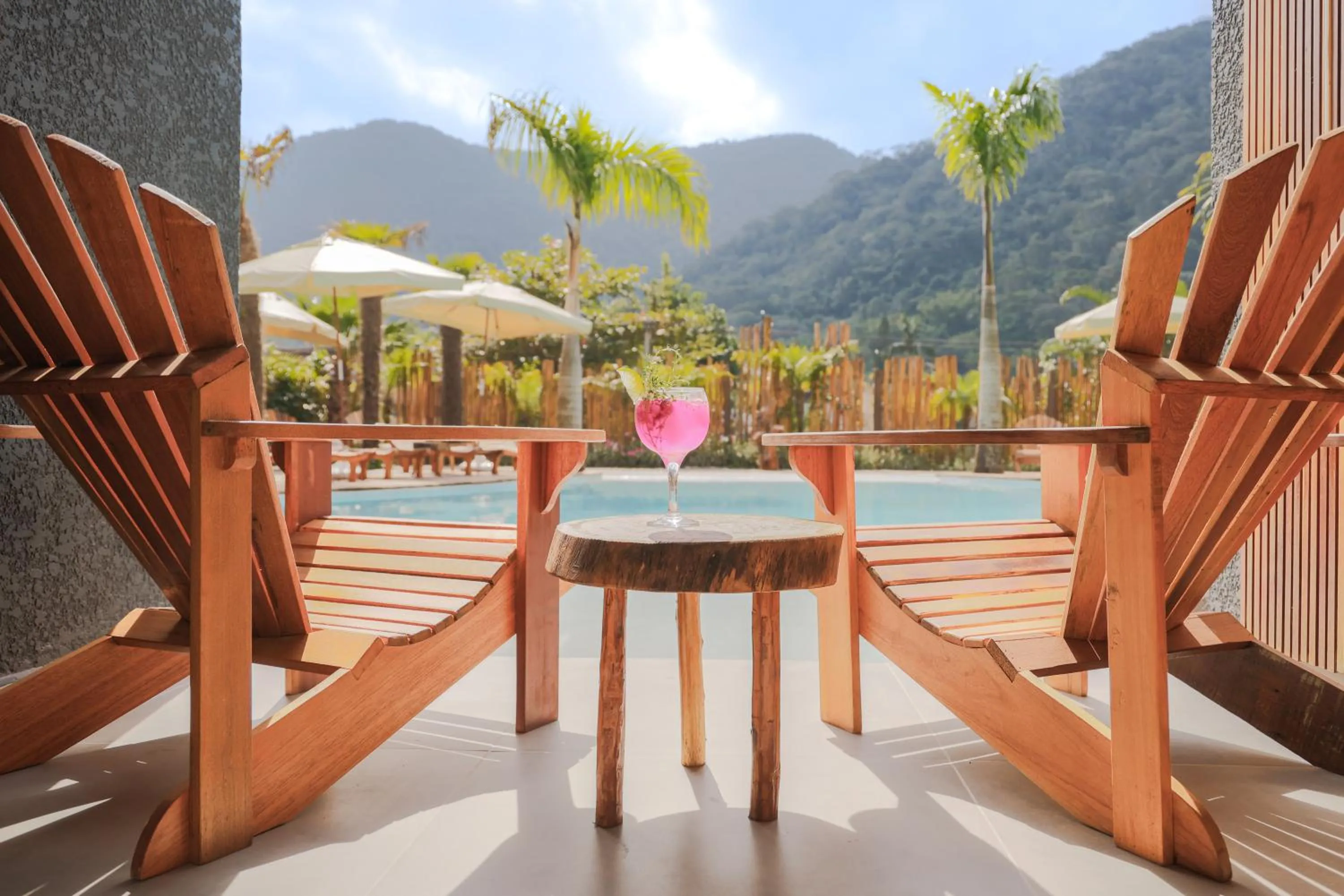 Patio in Mandala Beach Hotel