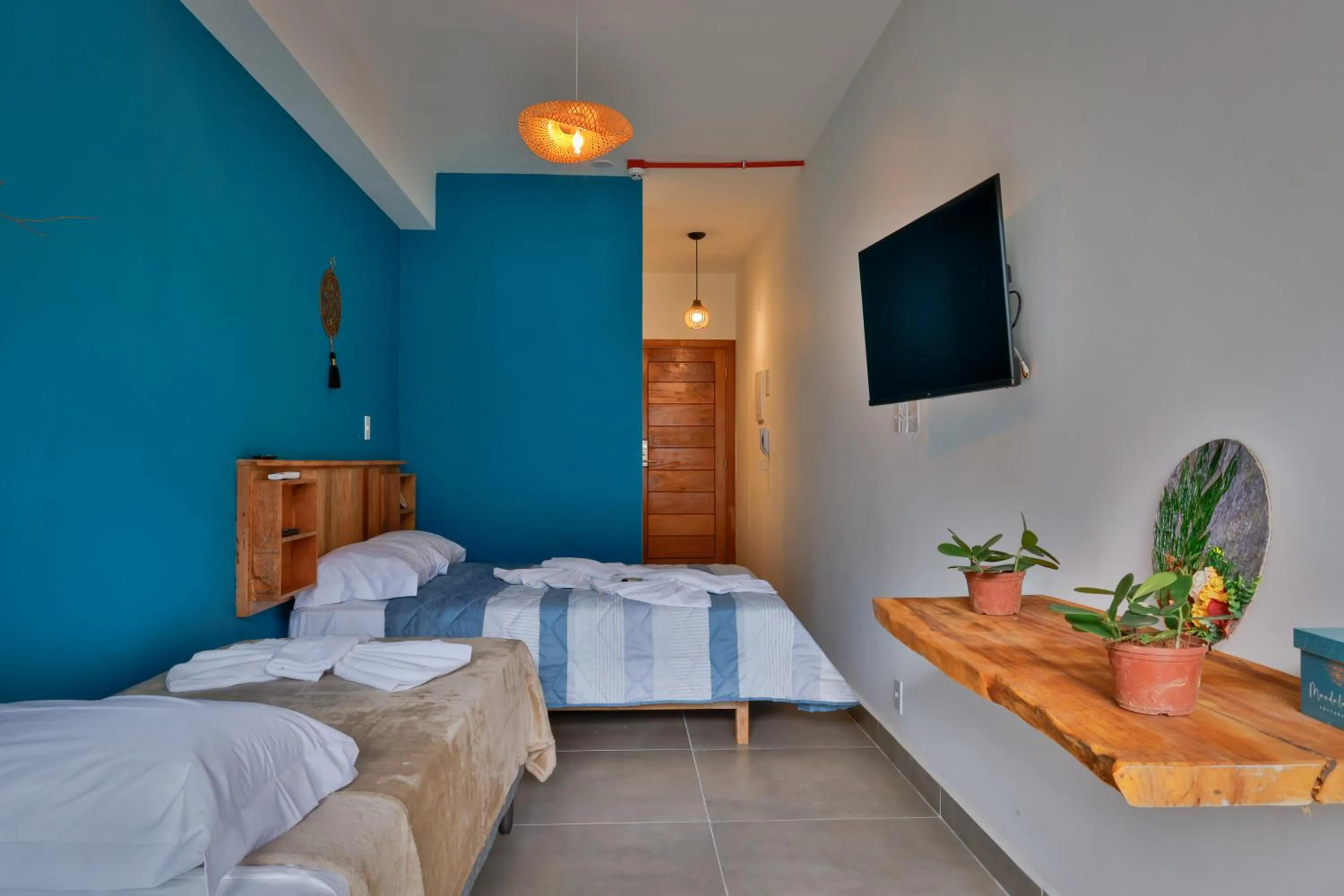 Bed in Mandala Beach Hotel