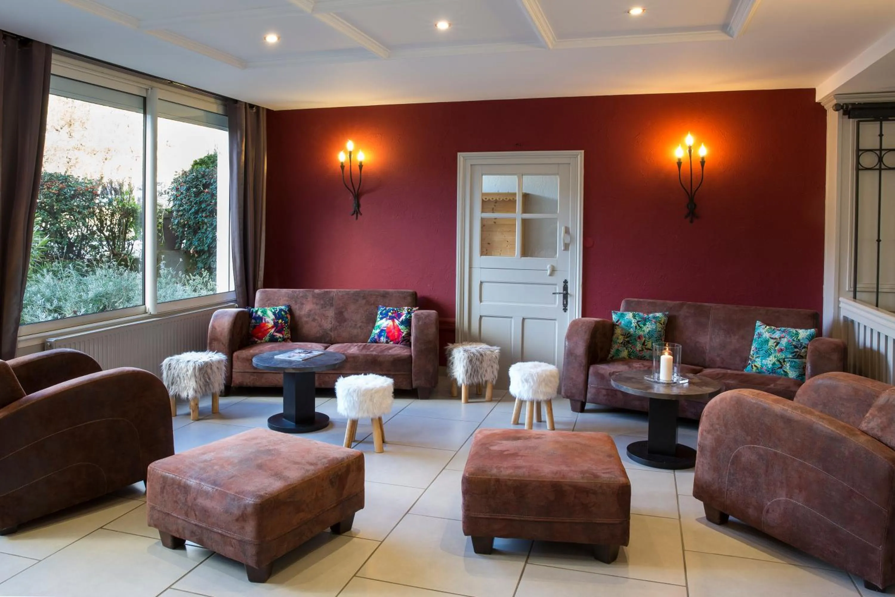 Living room in Hotel Les Mésanges