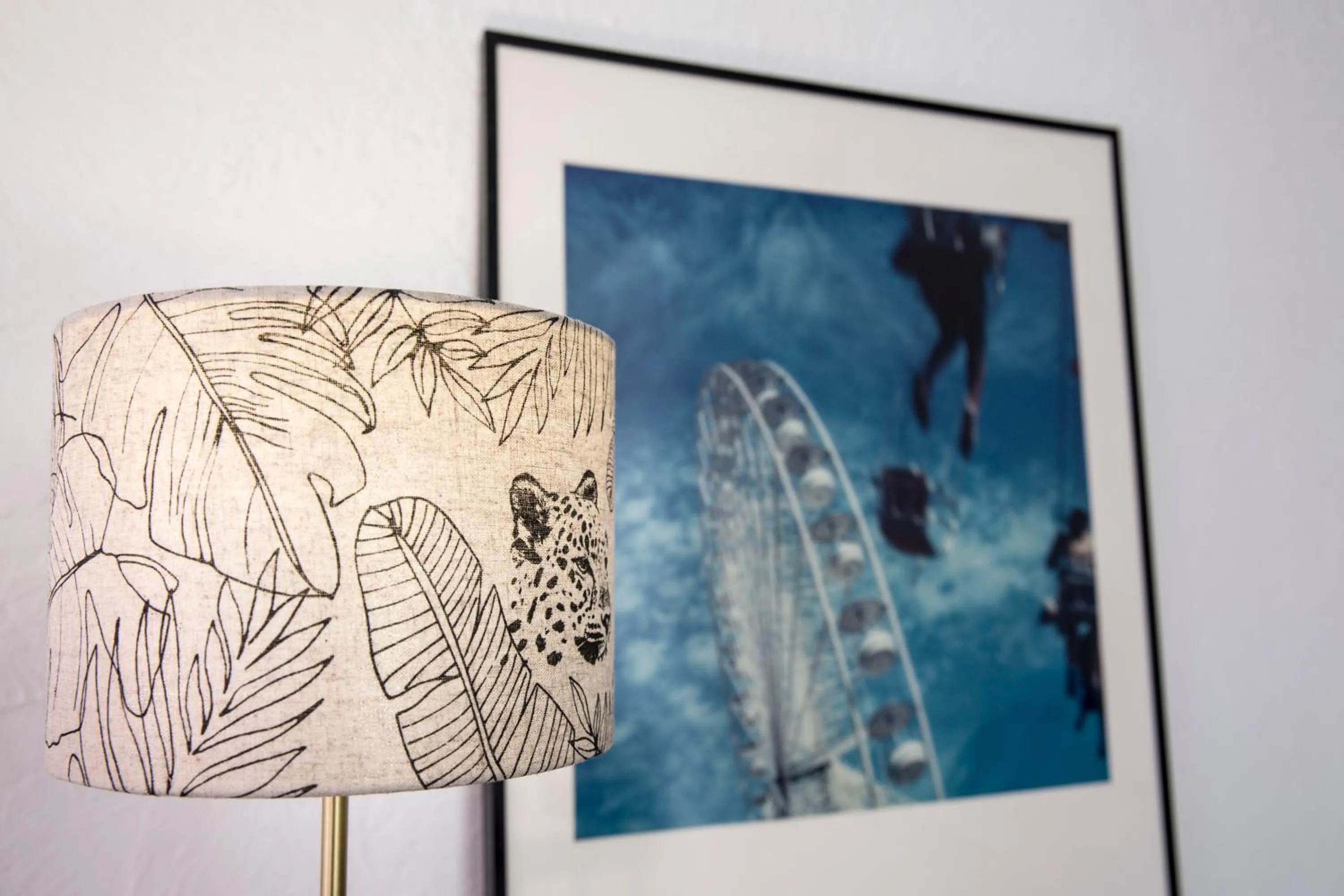 Decorative detail in Hotel Les Mésanges