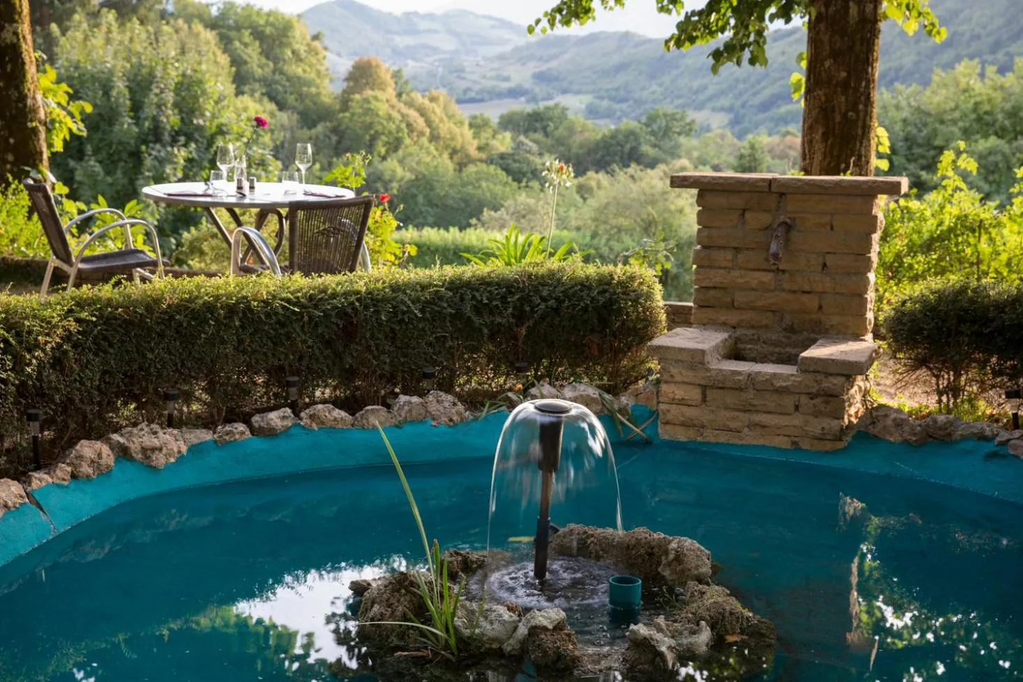 Balcony/Terrace in Hotel Les Mésanges